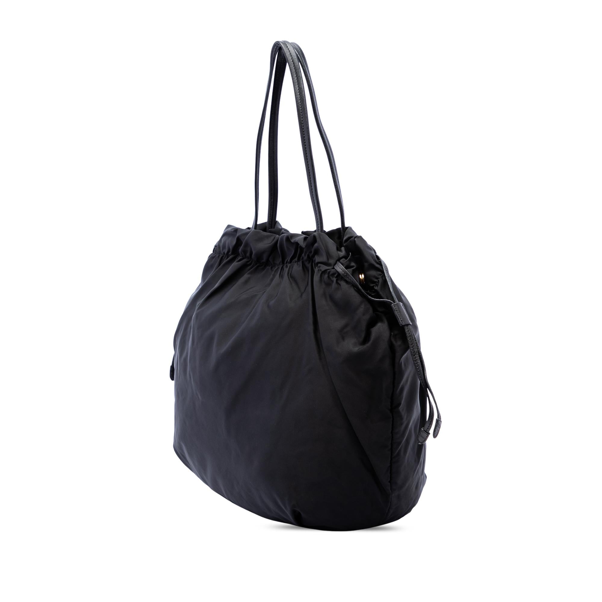 Prada Tessuto Canapa Logo Tote