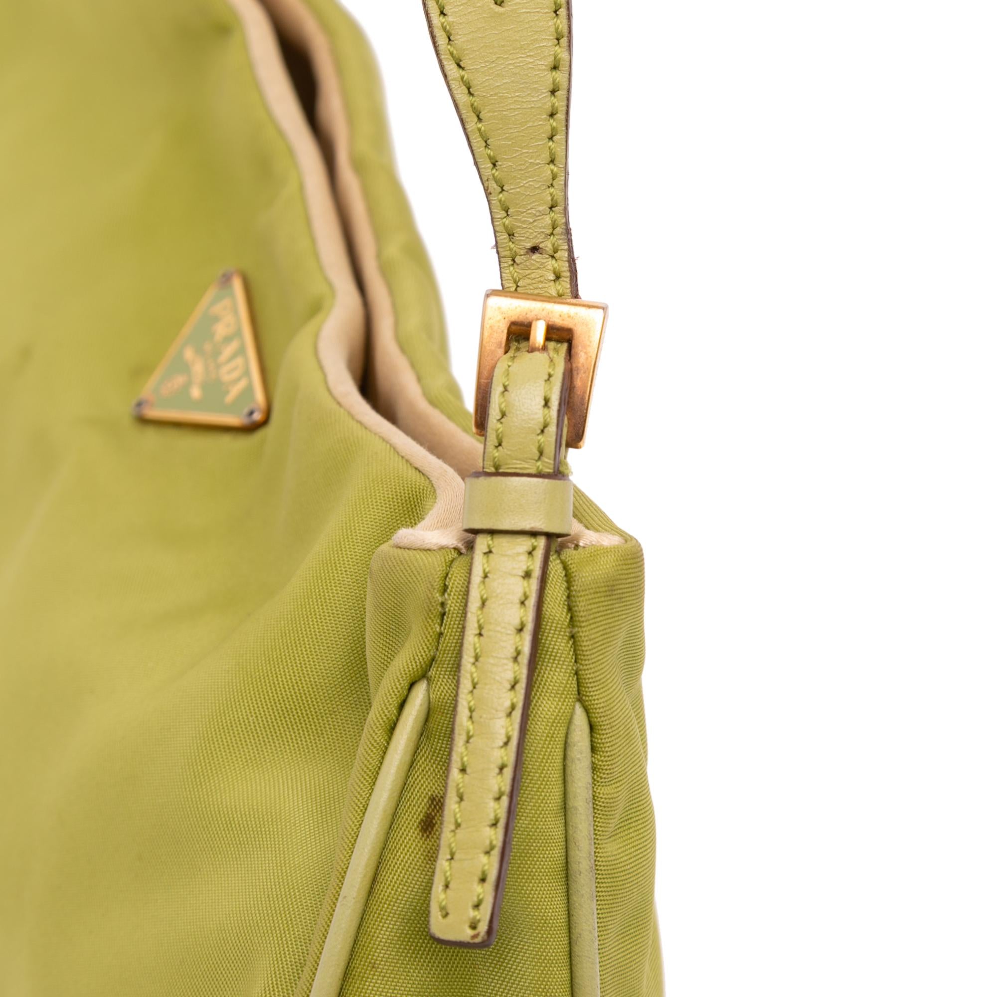 Prada Tessuto Chain Shoulder Bag