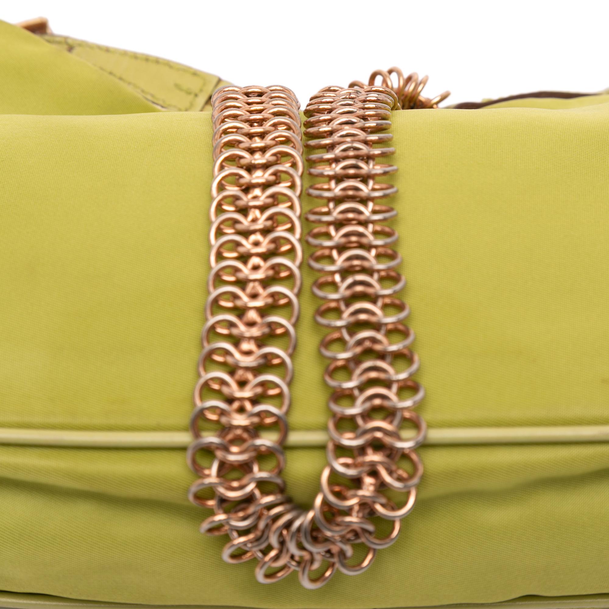 Prada Tessuto Chain Shoulder Bag