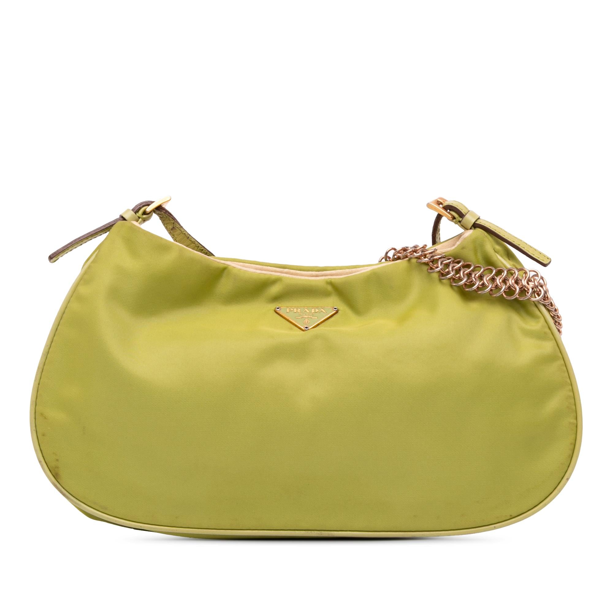 Prada Tessuto Chain Shoulder Bag