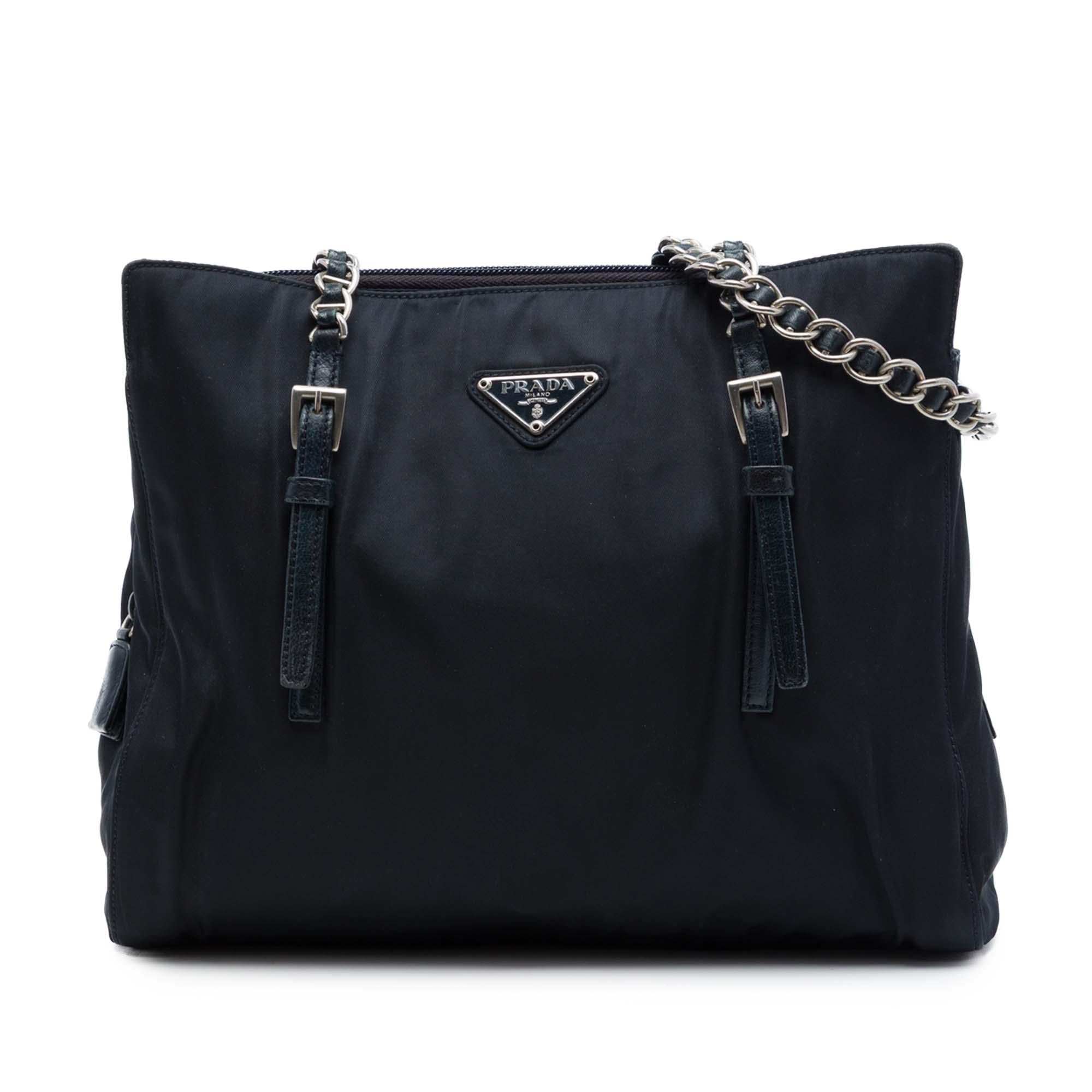 Prada Tessuto Chain Tote