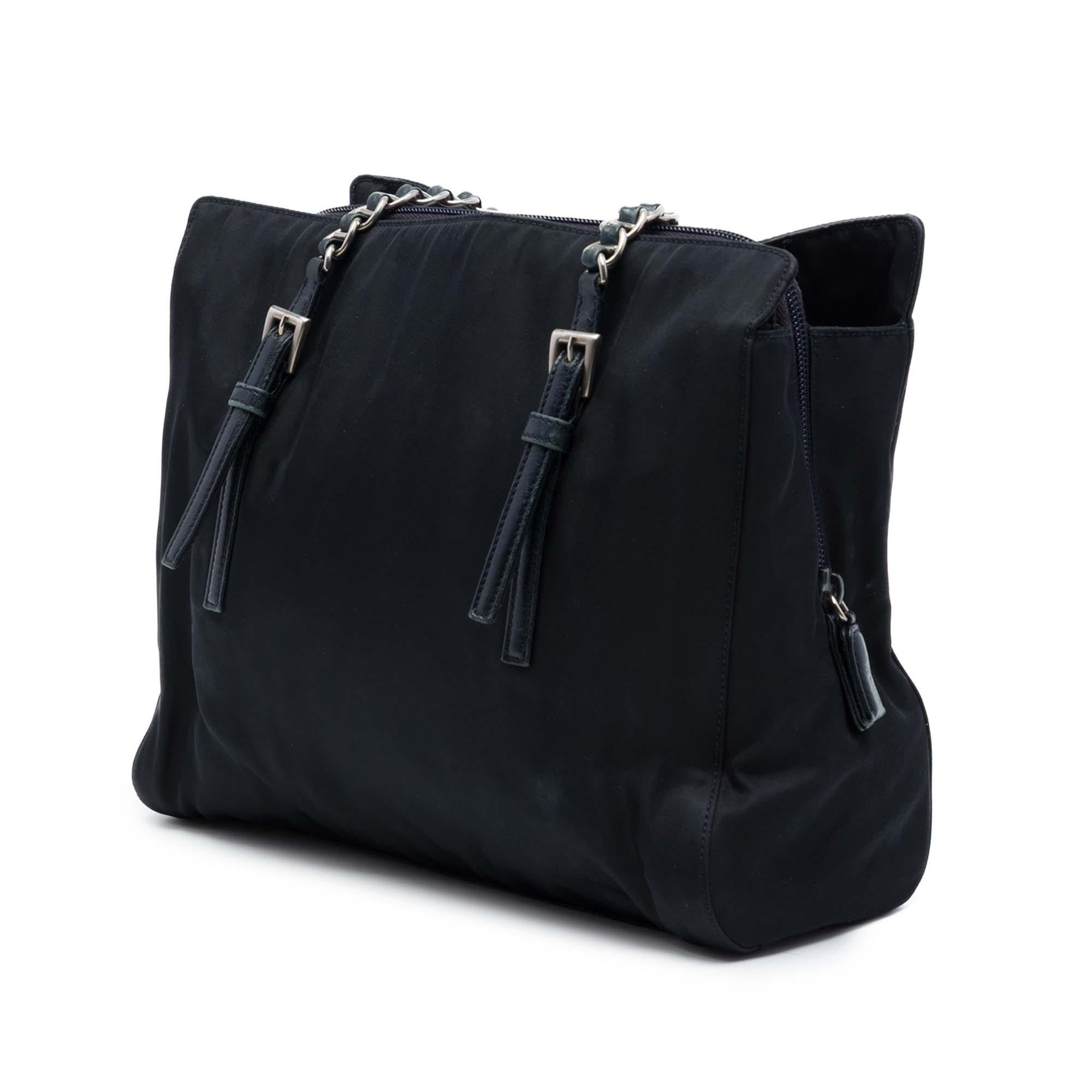 Prada Tessuto Chain Tote