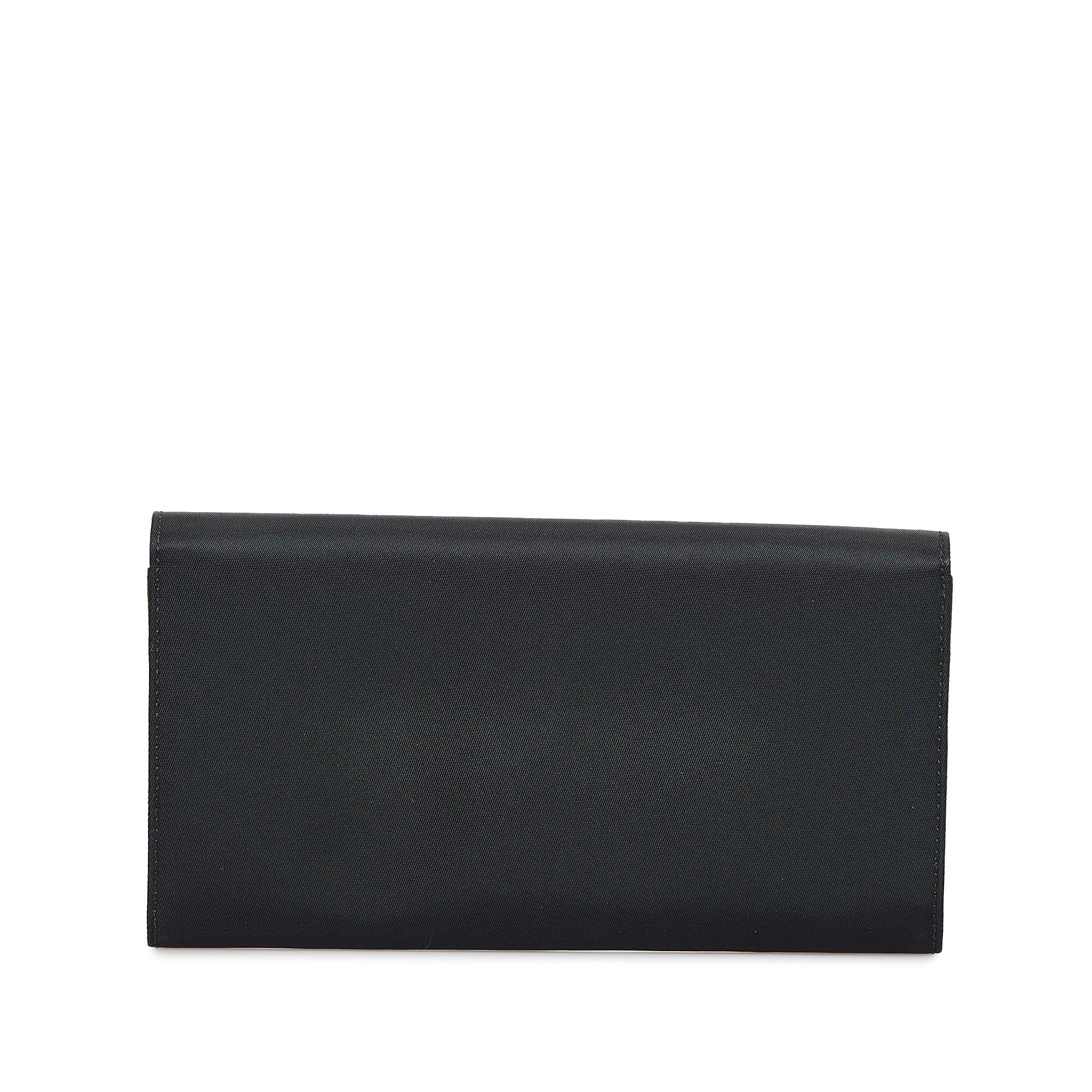 Prada Tessuto Continental Flap Wallet (SHG-6bx2XP)