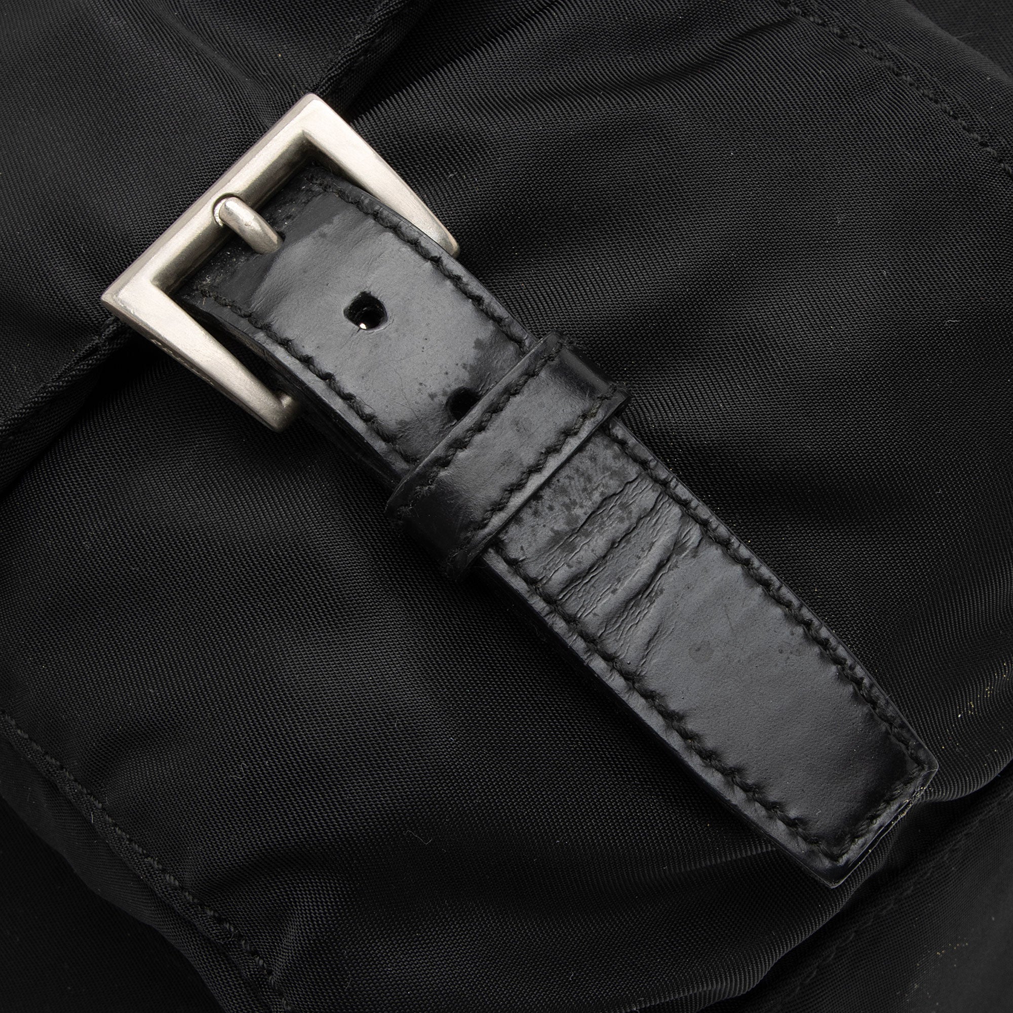 Prada Tessuto Double Pocket Medium Backpack (SHF-IvHeZr)