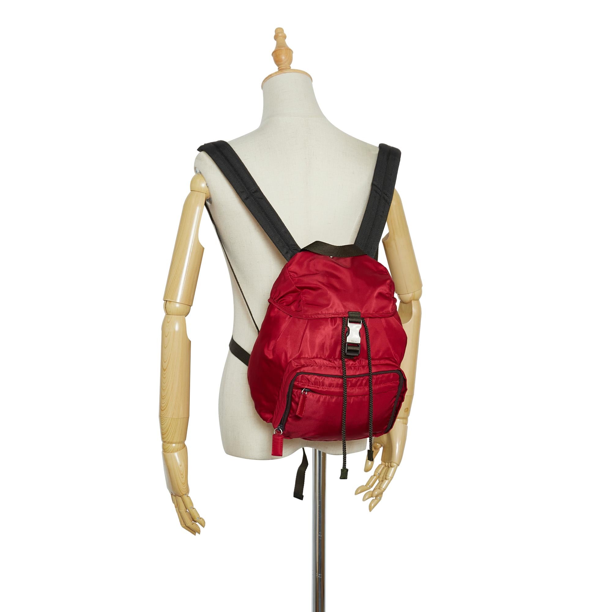 Prada Tessuto Drawstring Backpack (SHG-10KWZr)