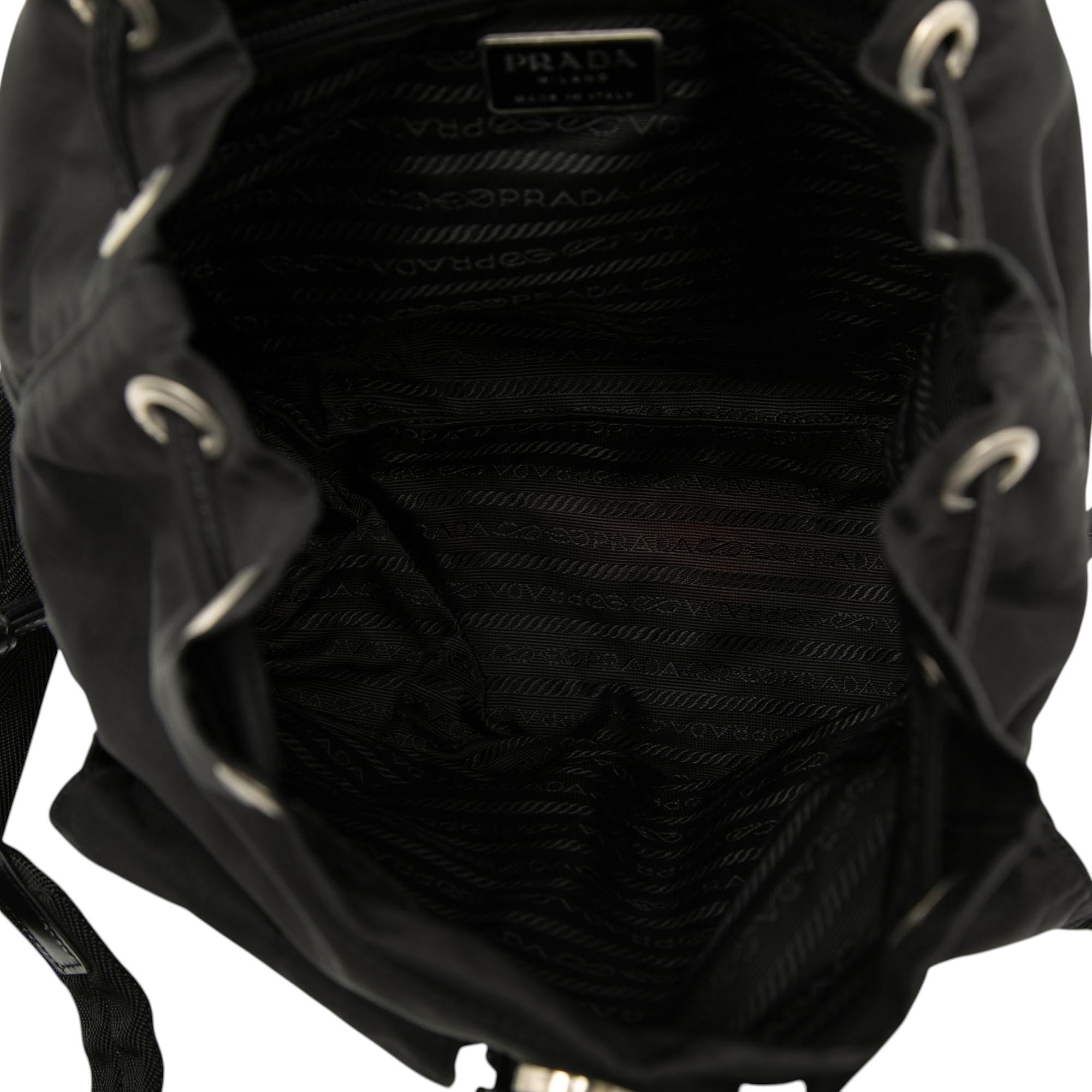 Prada Tessuto Drawstring Backpack