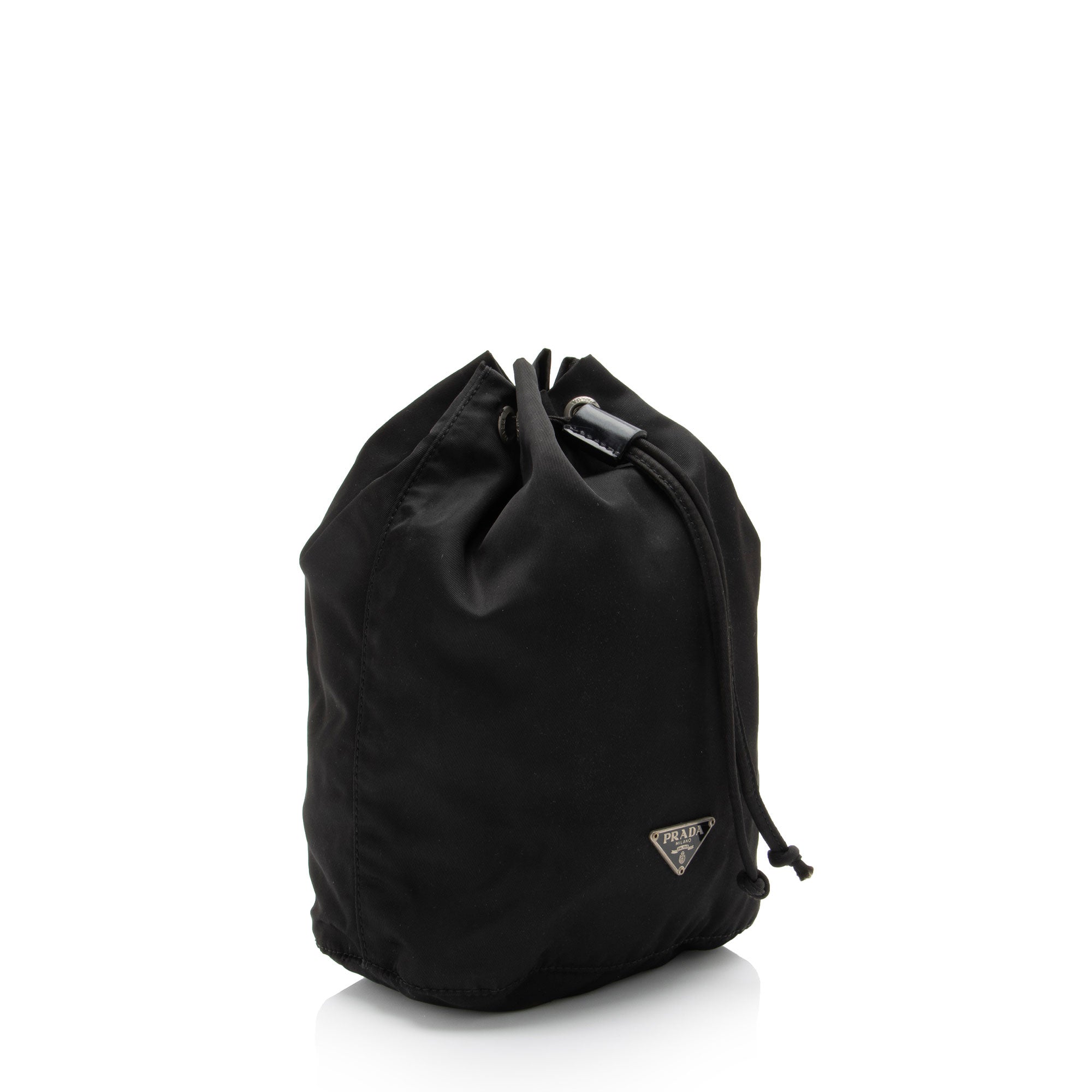 Prada Vintage Tessuto Drawstring Pouch