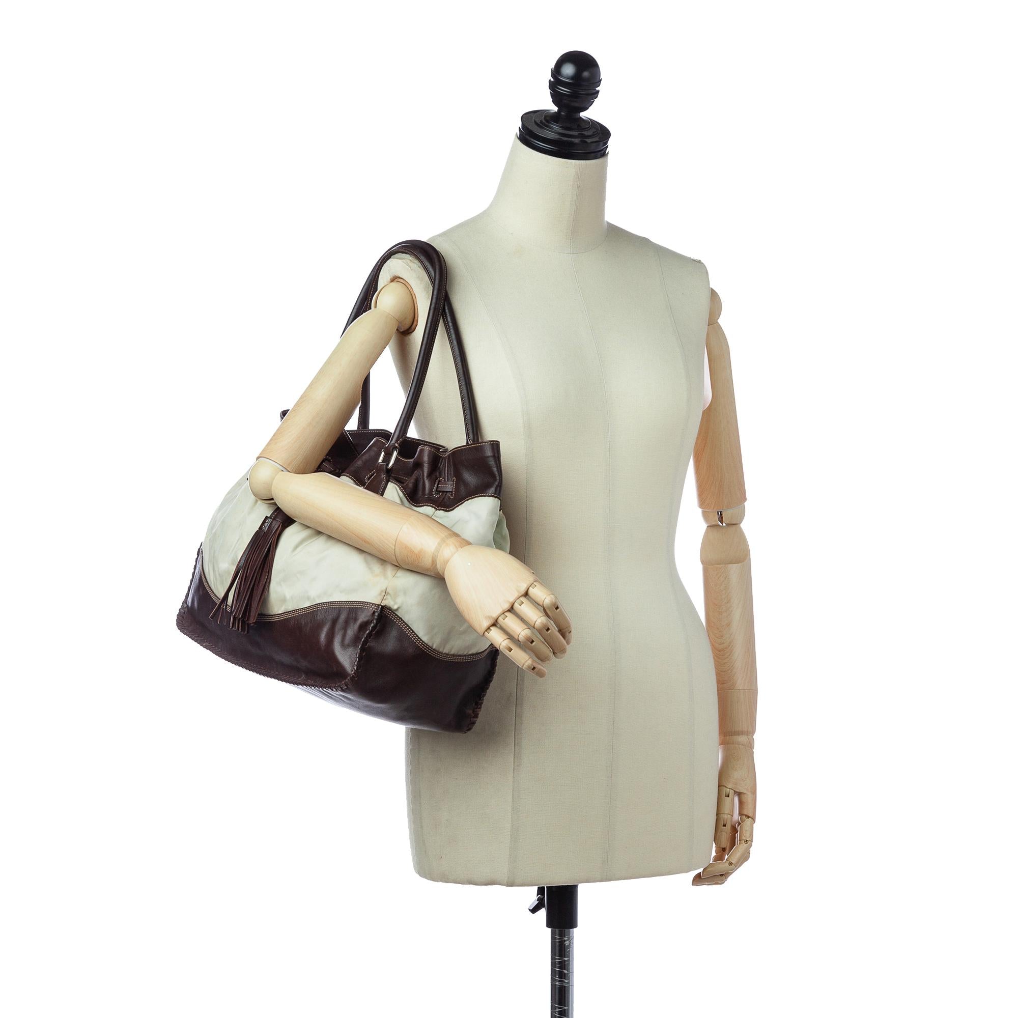 Prada Tessuto Drawstring Tote Bag (SHG-30298)