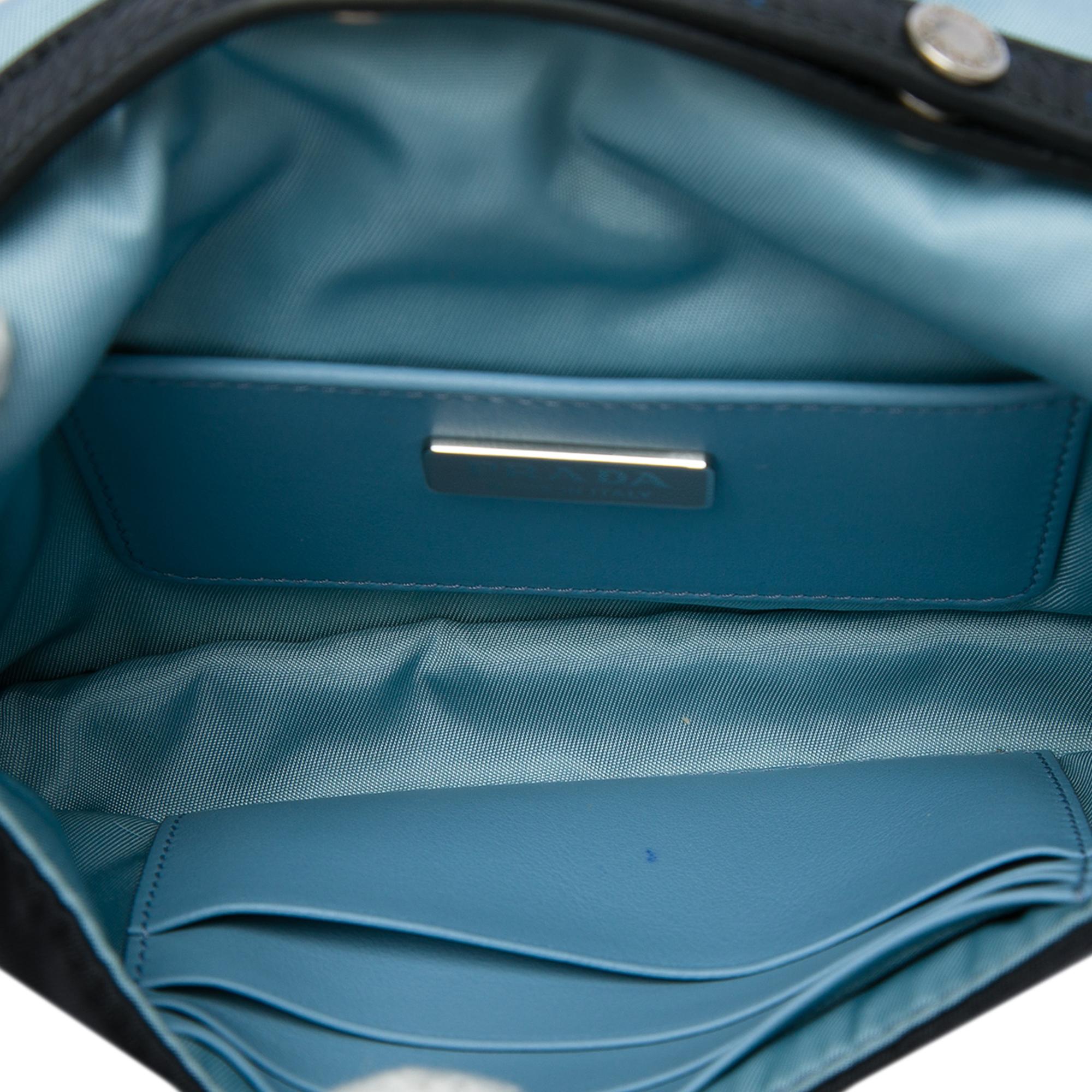 Prada Tessuto Etiquette Crossbody