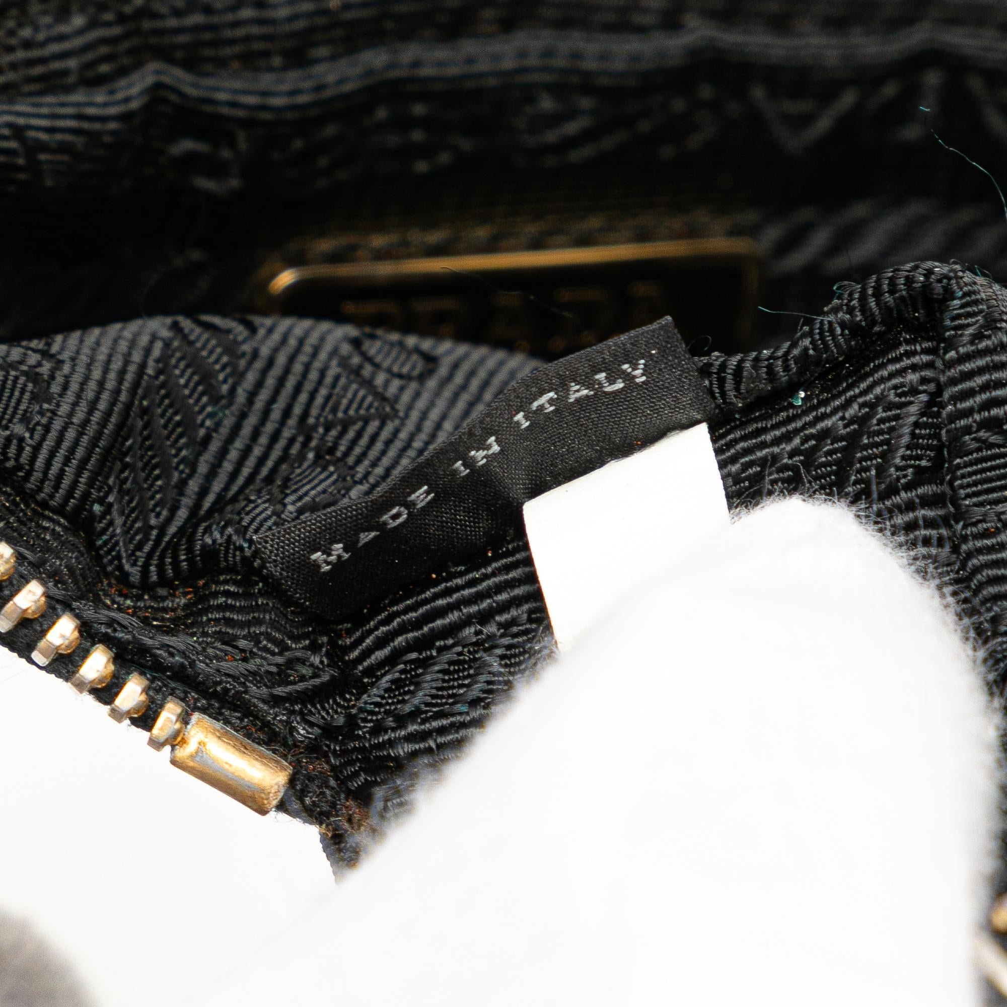 Prada Tessuto Fiocco Bow Pouch