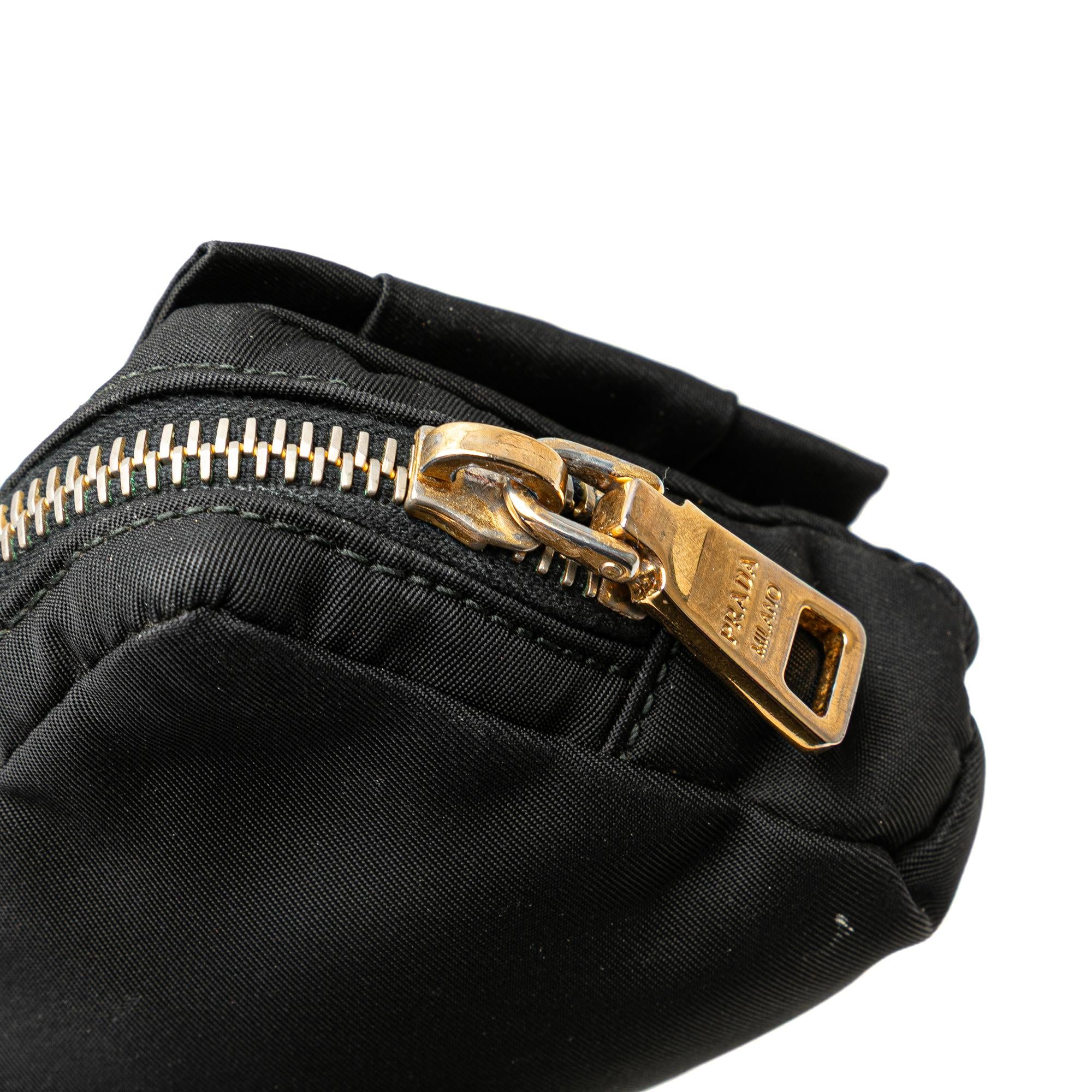 Prada Tessuto Fiocco Bow Pouch