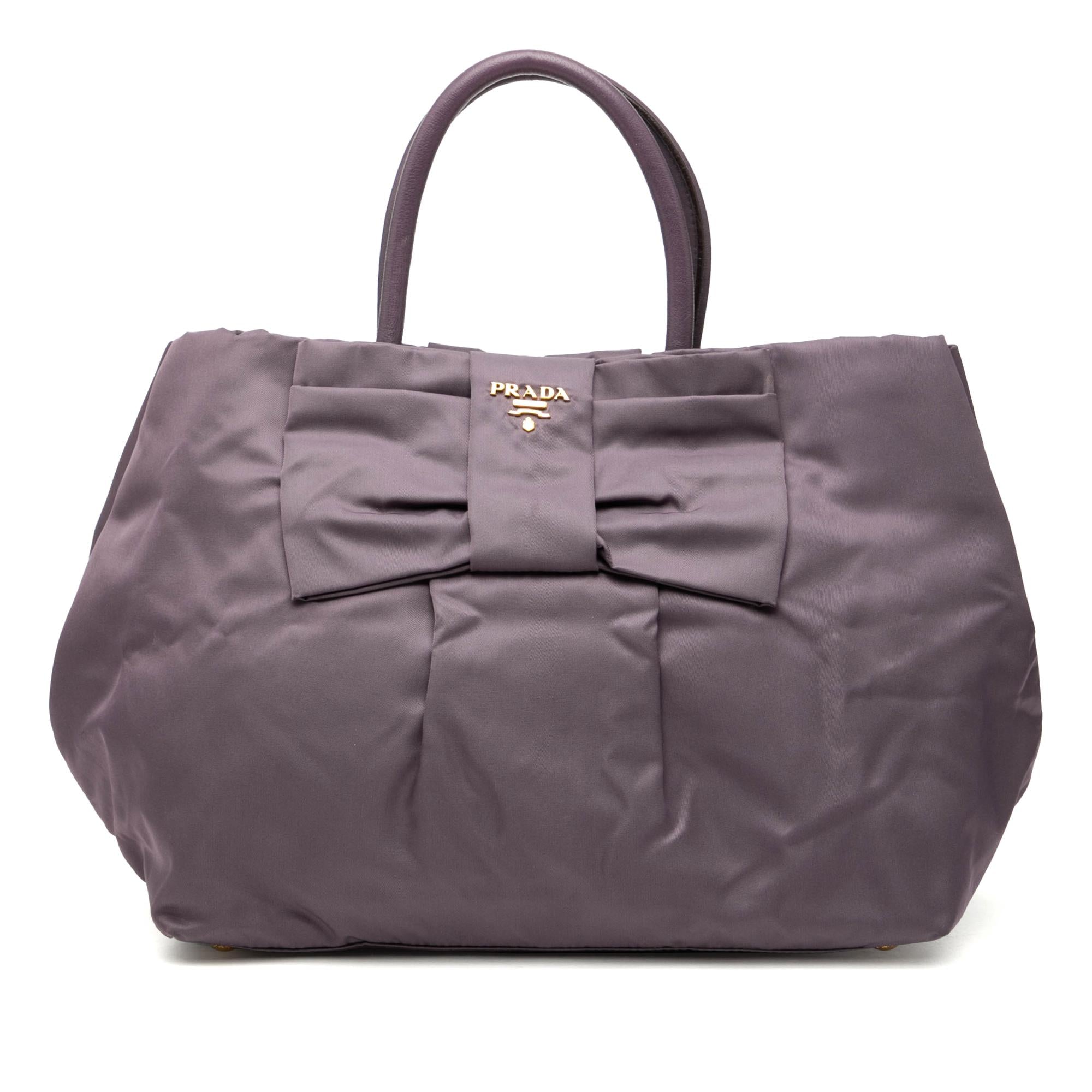 Prada Tessuto Fiocco Tote