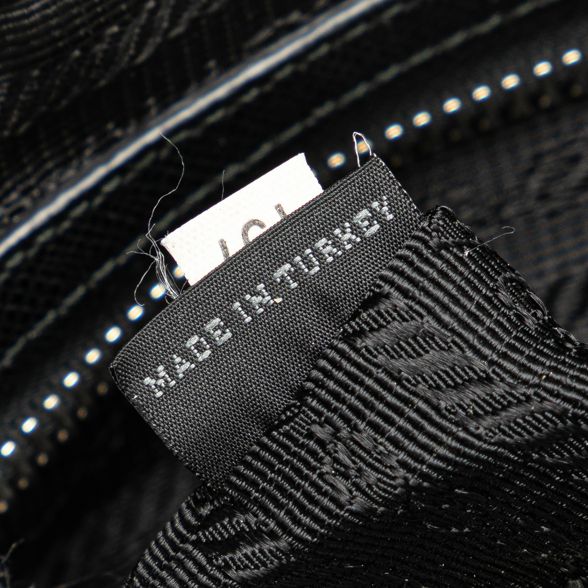Prada Tessuto Gaufre Chain Satchel