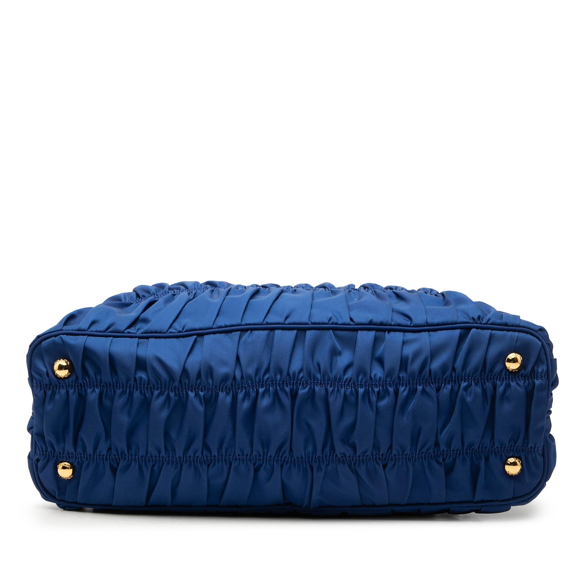 Prada Tessuto Gaufre Frame Satchel