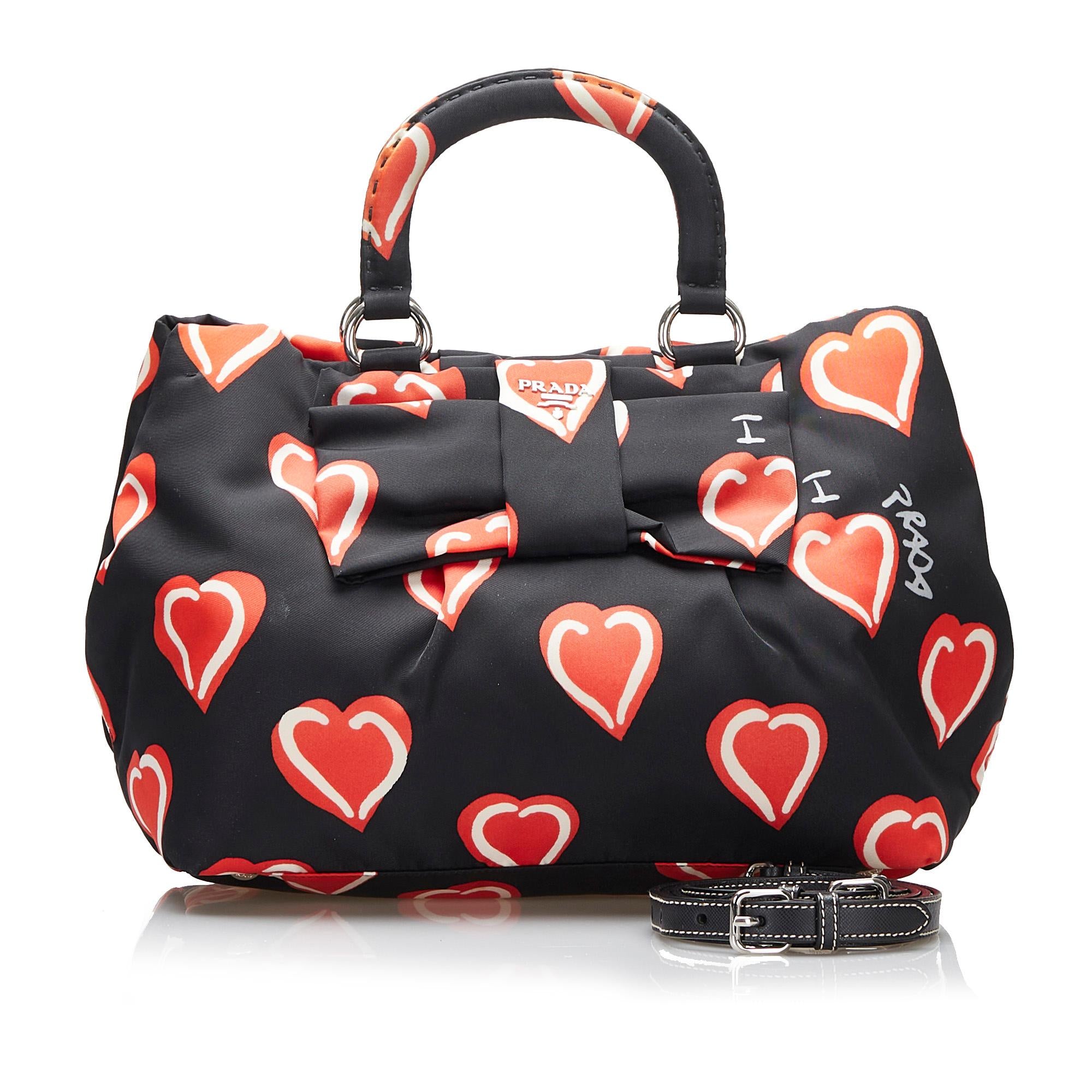 Prada Tessuto Heart Satchel (SHG-pXVWsI)
