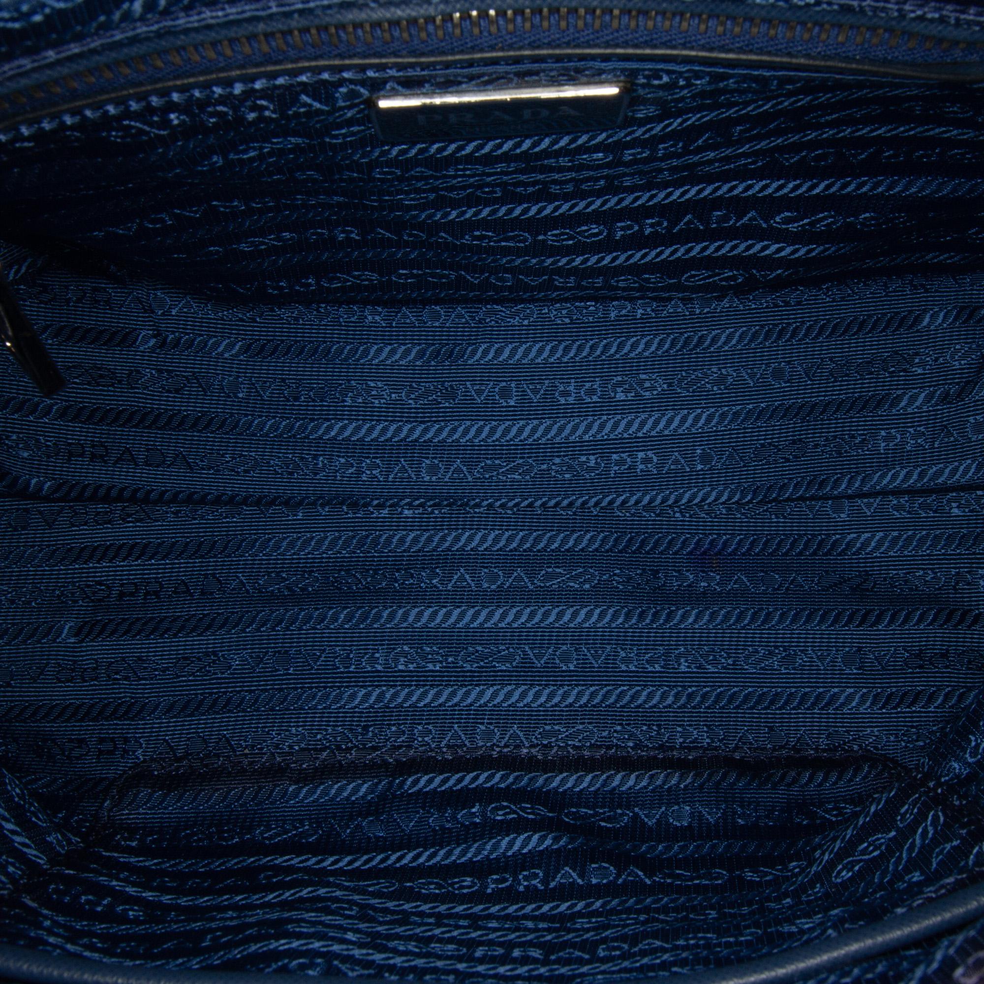 Prada Tessuto Impuntu Chain Flap Shoulder Bag (SHG-9JSQjl)
