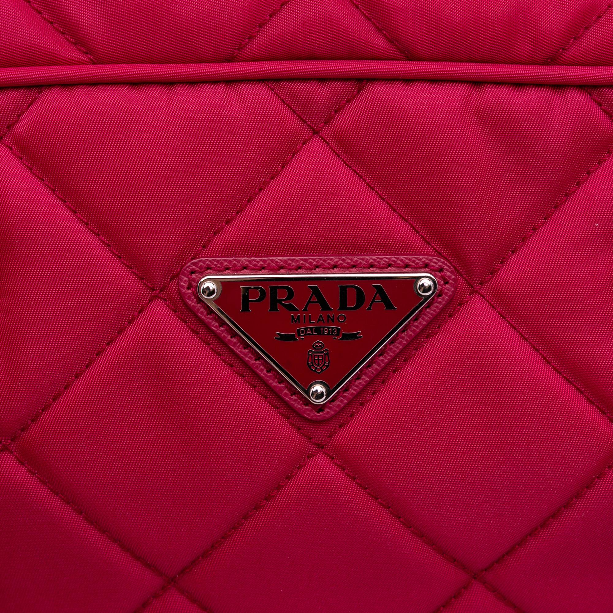 Prada Tessuto Impuntu Shoulder Bag