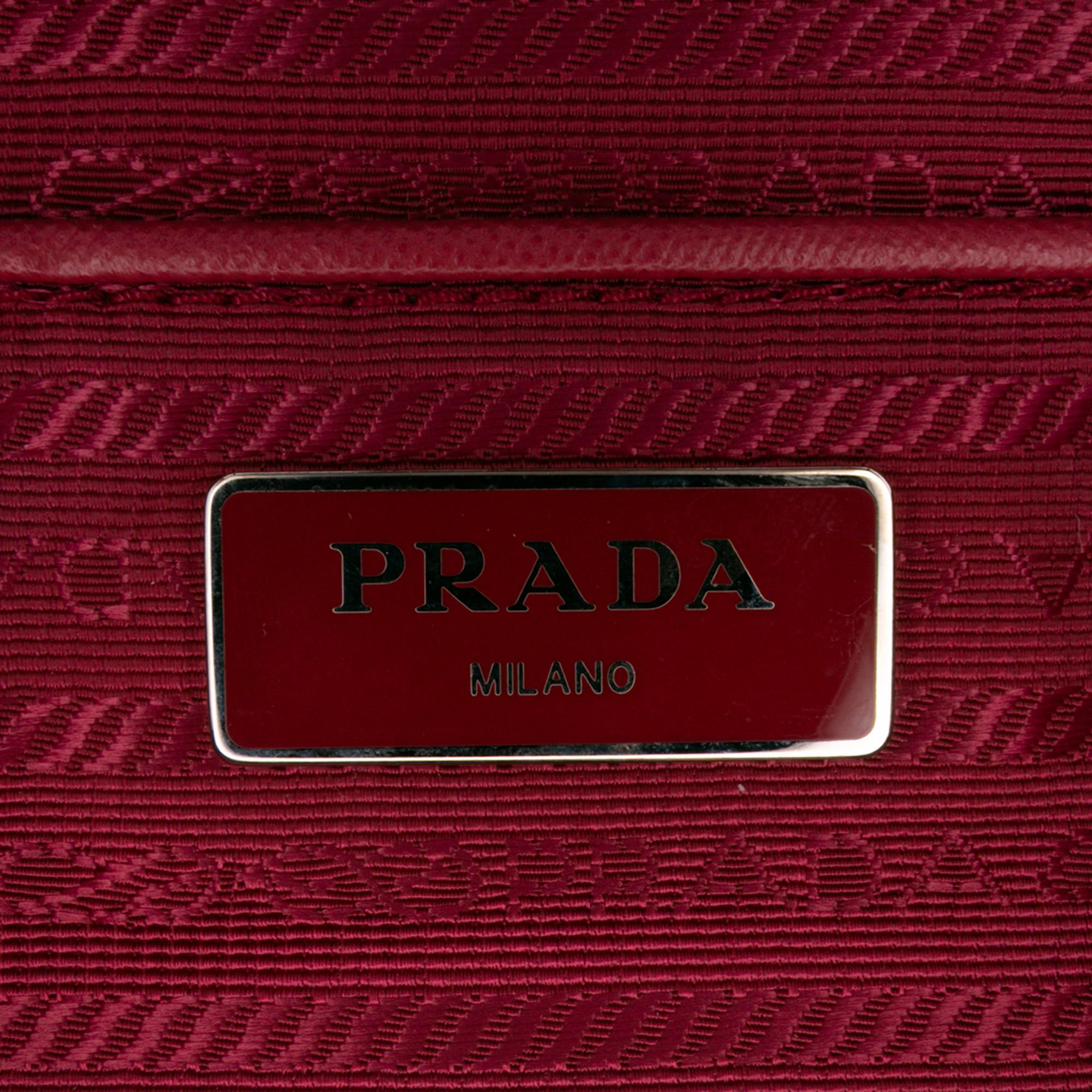 Prada Tessuto Impuntu Shoulder Bag