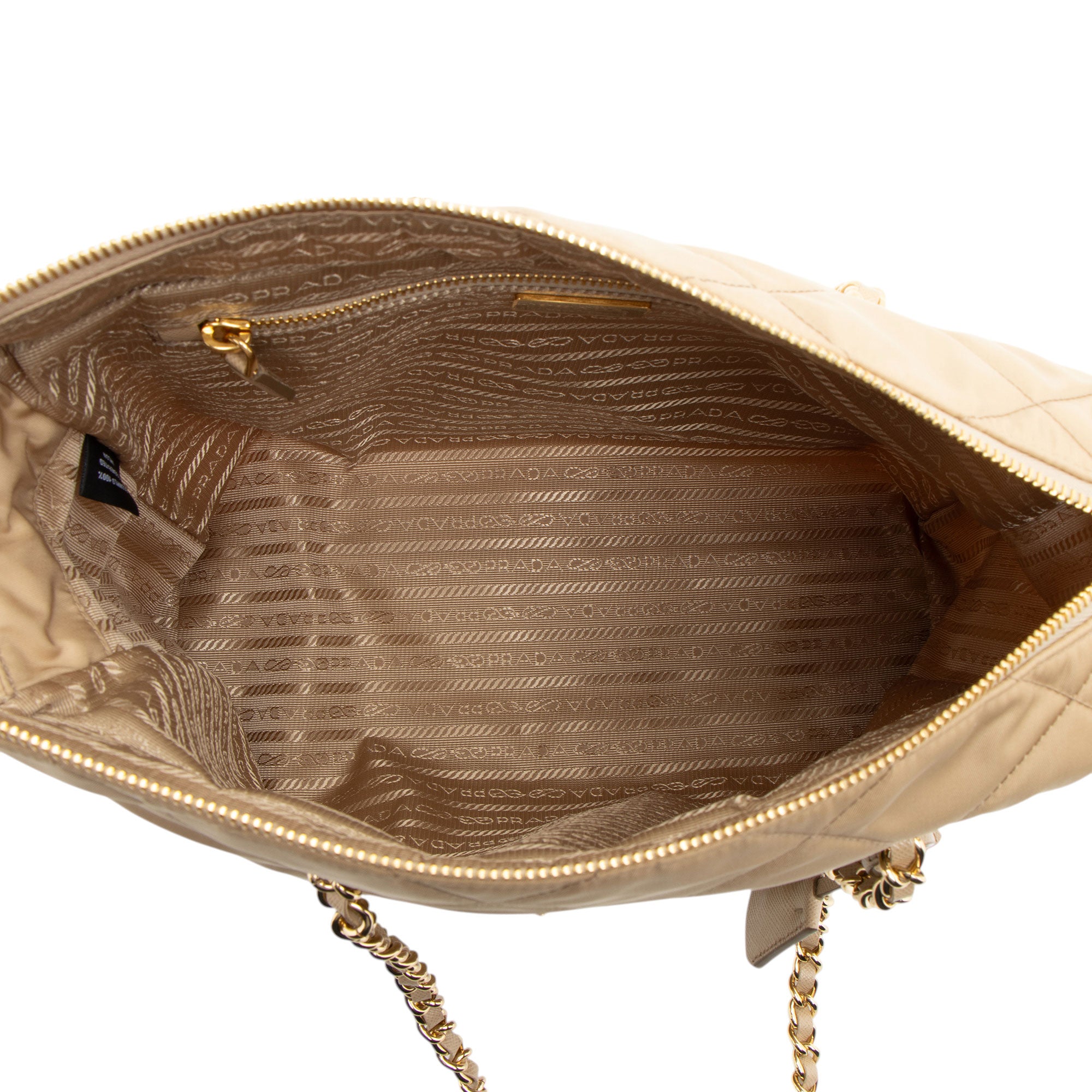 Prada Tessuto Impunturato Re-Edition 1995 Chain Medium Shoulder Bag