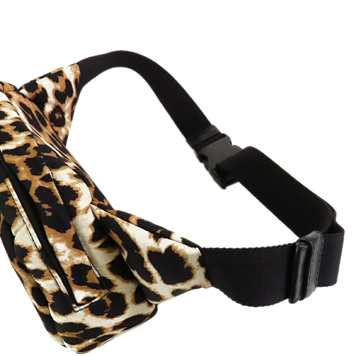 Prada Tessuto Leopard Print Belt Bag