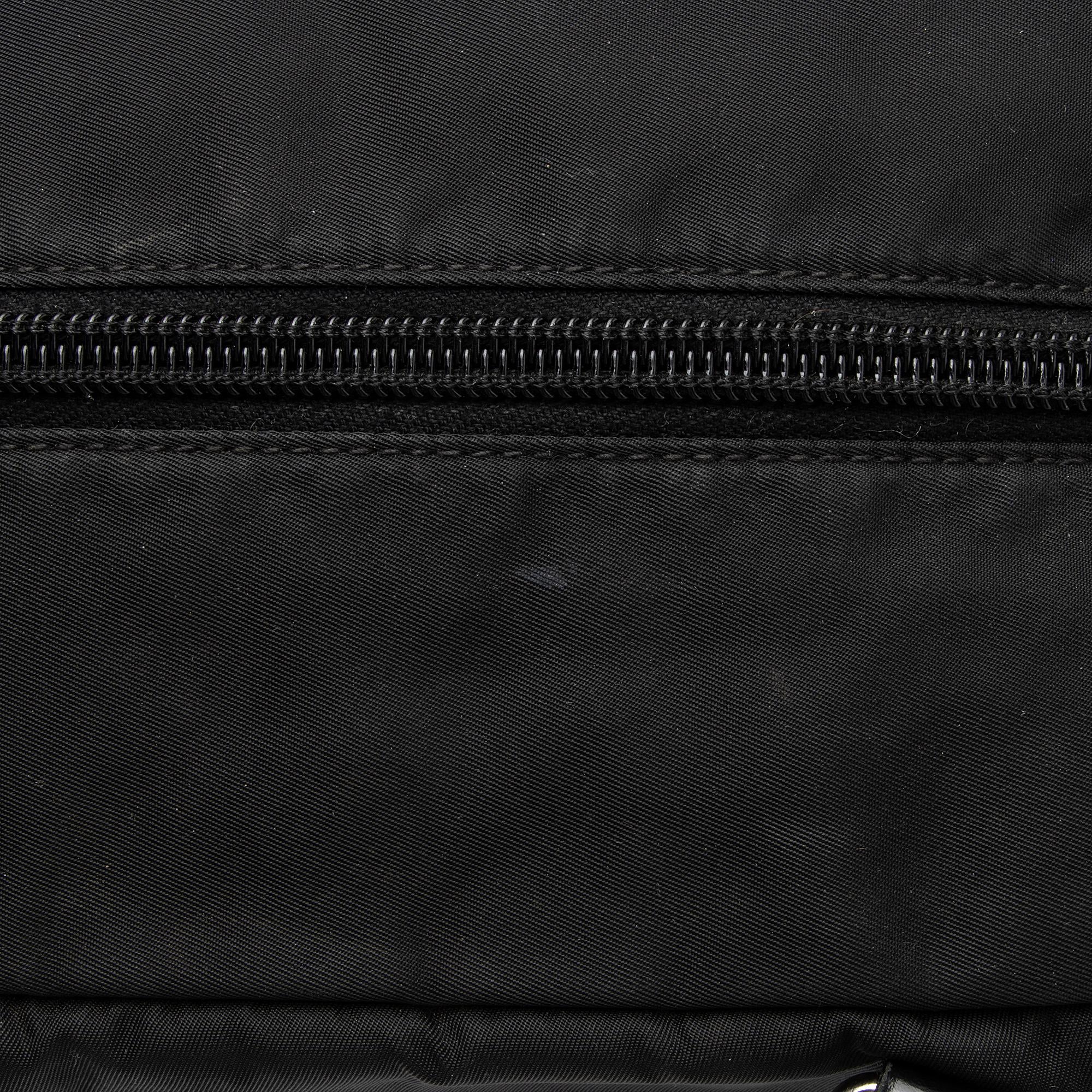 Prada Tessuto Logo Bauletto Satchel (SHF-23040)