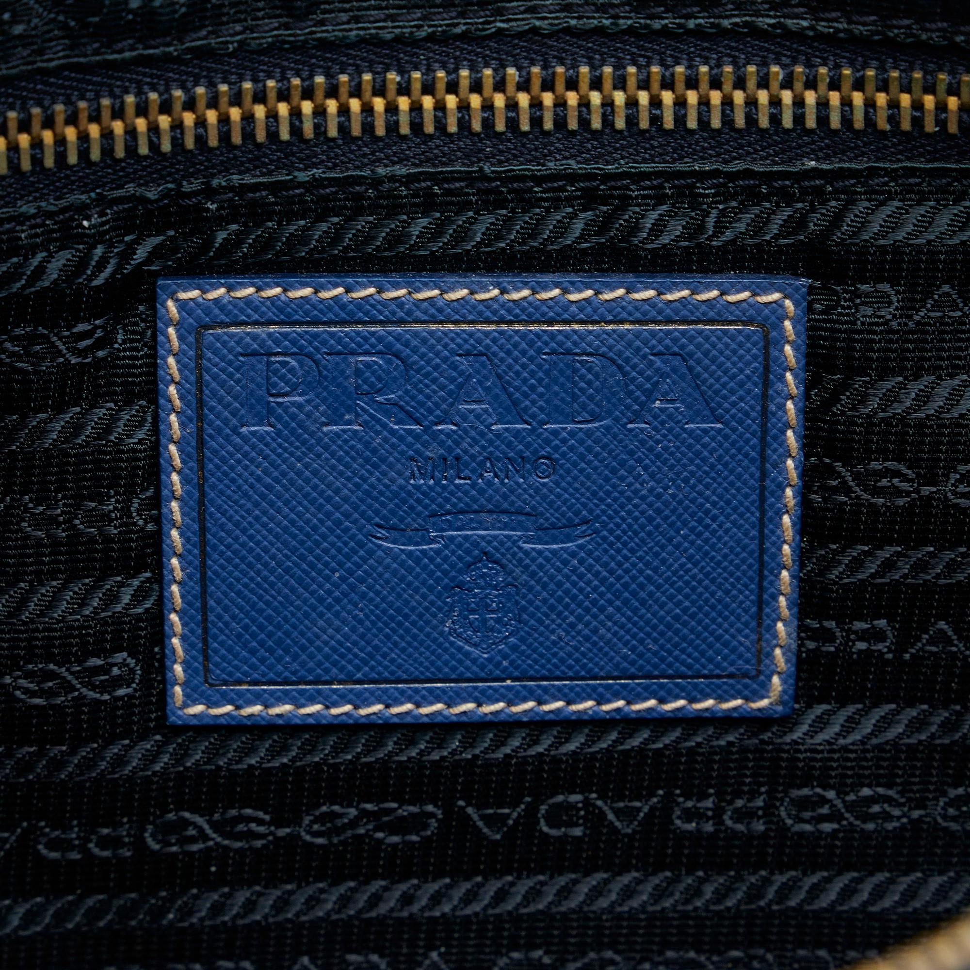 Prada Tessuto Logo Oro Satchel (SHG-zEZVsv)