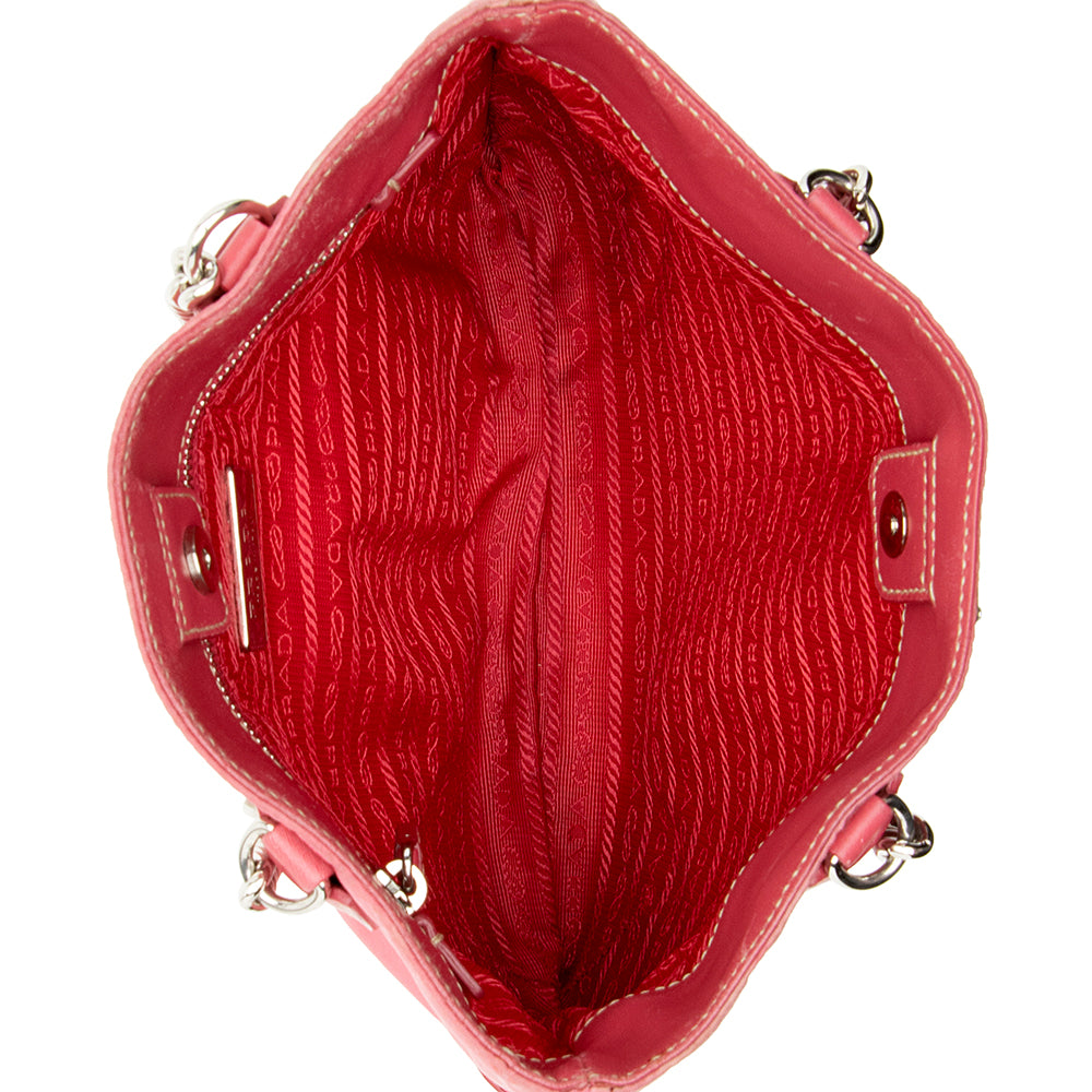 Prada Tessuto Chain Mini Tote (SHF-21723)