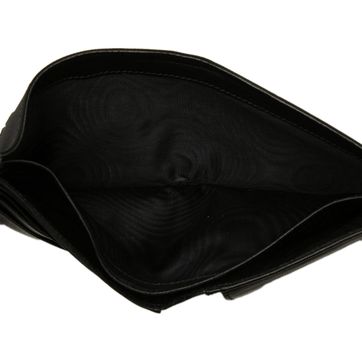 Prada Tessuto Patchwork Skull Pierced Bifold Wallet
