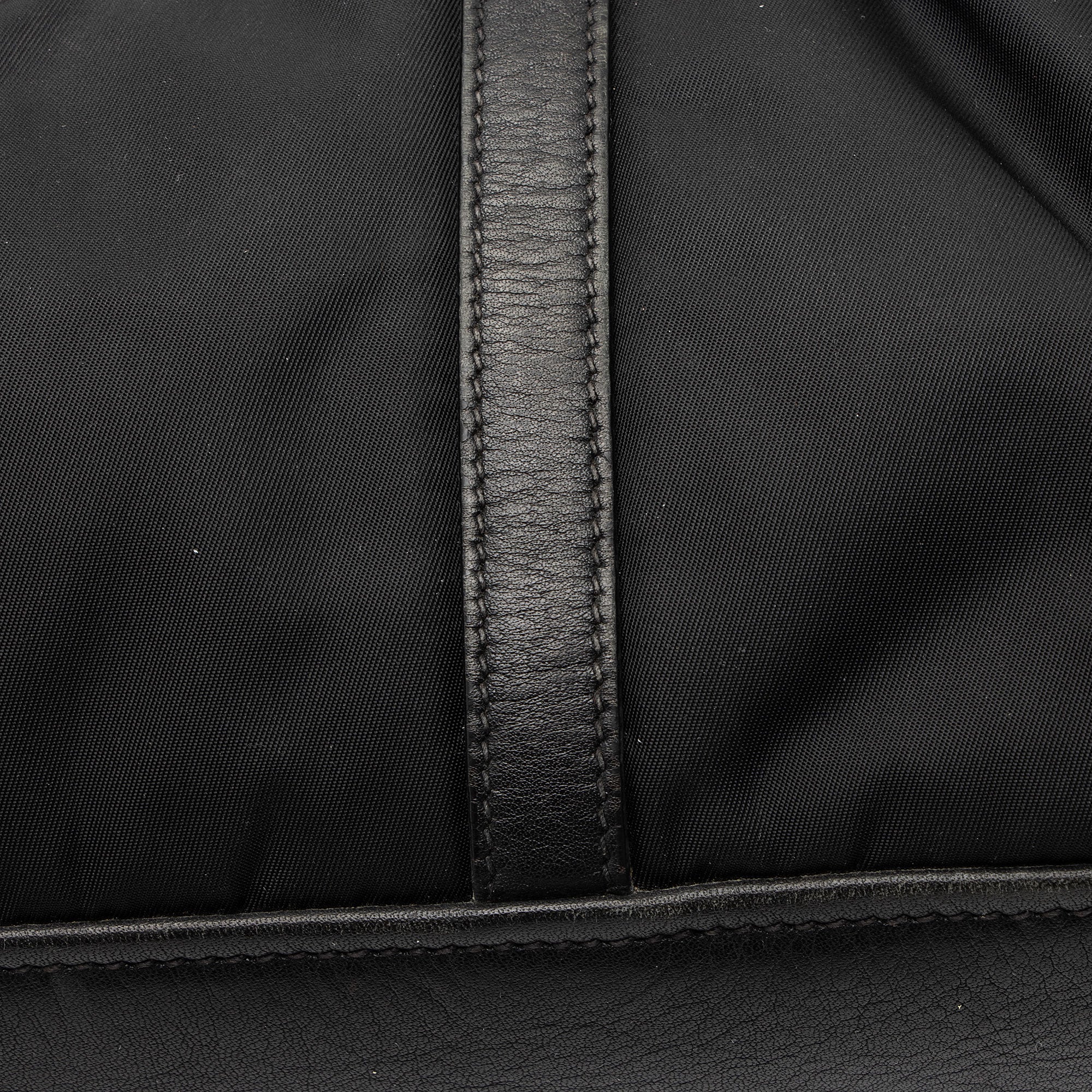 Prada Tessuto Pushlock Foldover Satchel (SHF-npkPQP)