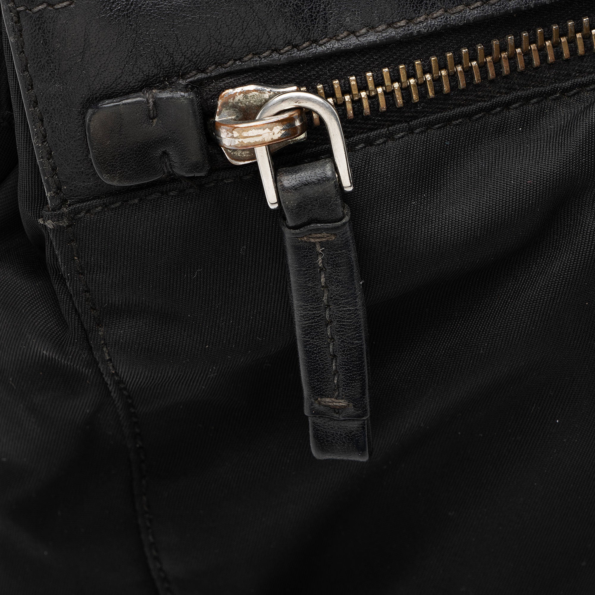 Prada Tessuto Pushlock Foldover Satchel (SHF-npkPQP)