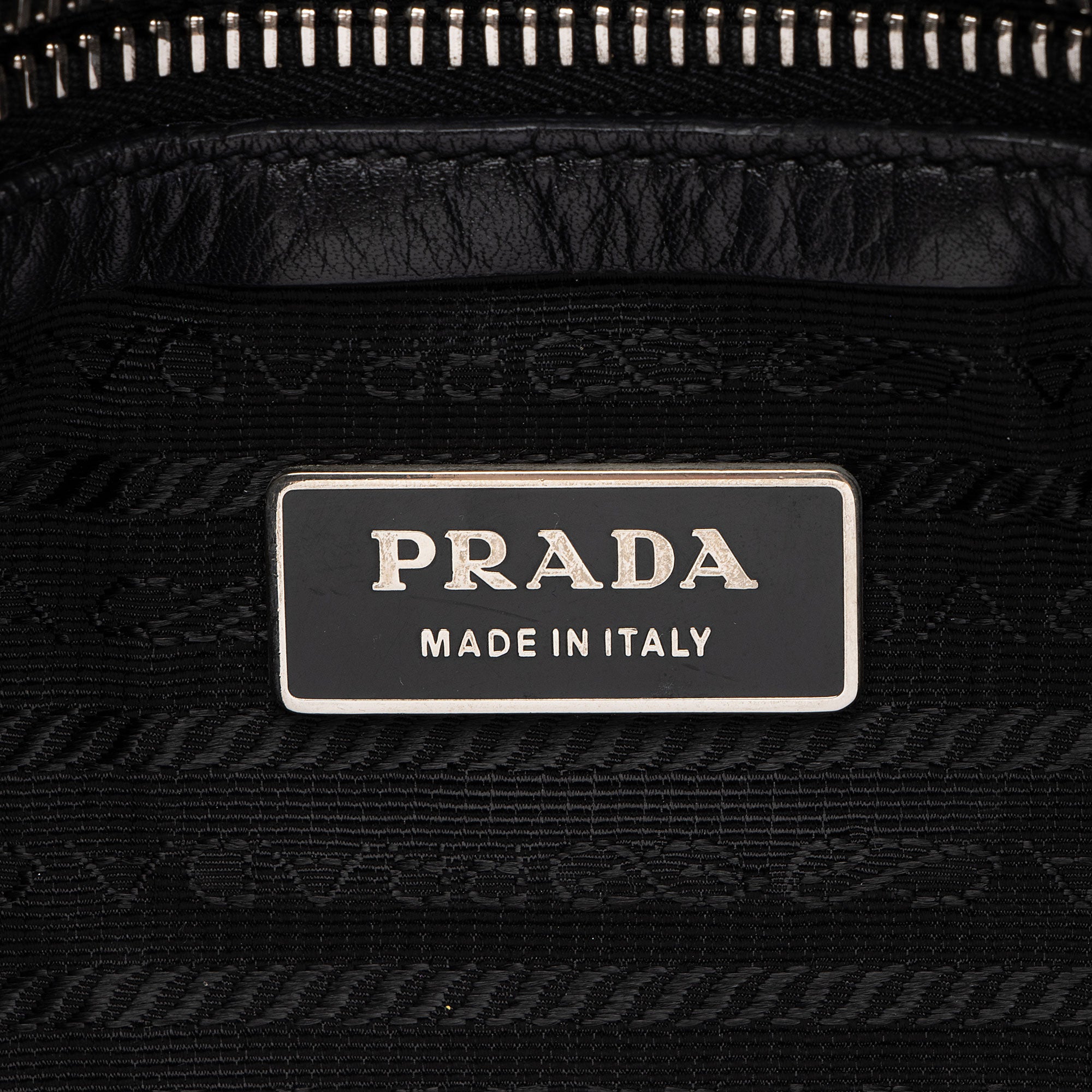 Prada Tessuto Pushlock Foldover Satchel (SHF-npkPQP)