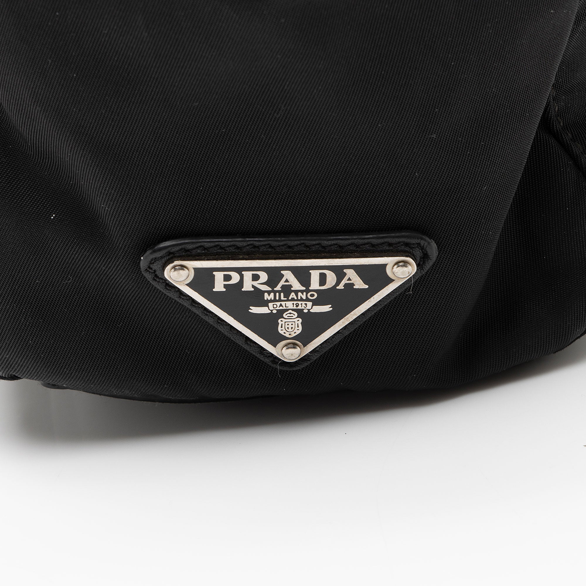 Prada Tessuto Pushlock Foldover Satchel (SHF-npkPQP)