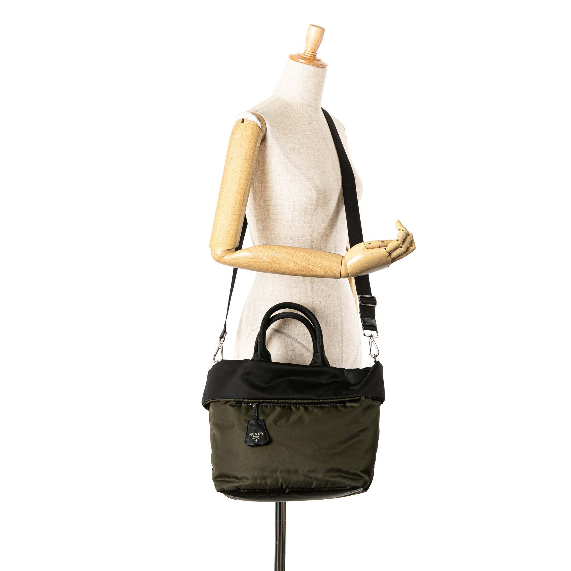 Prada Tessuto Reversible Satchel