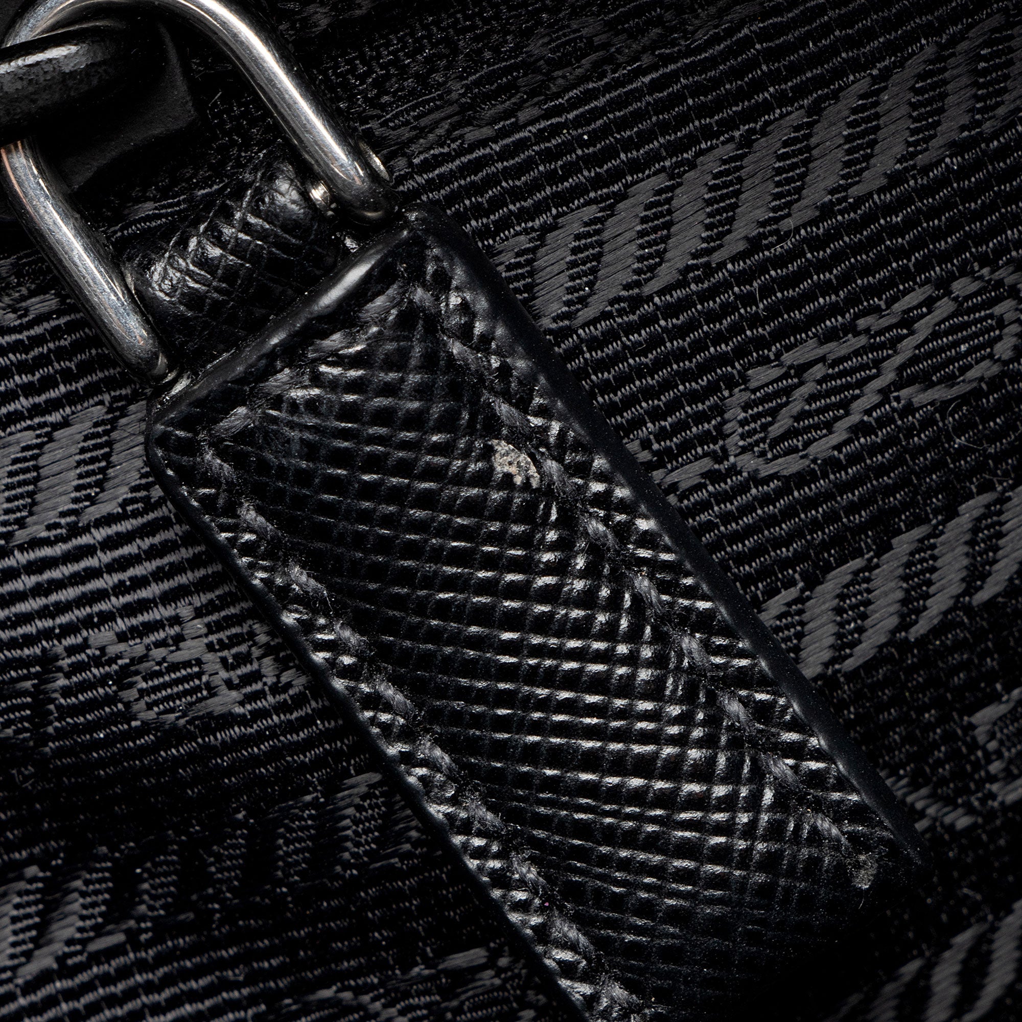 Prada Tessuto Saffiano Flat Messenger