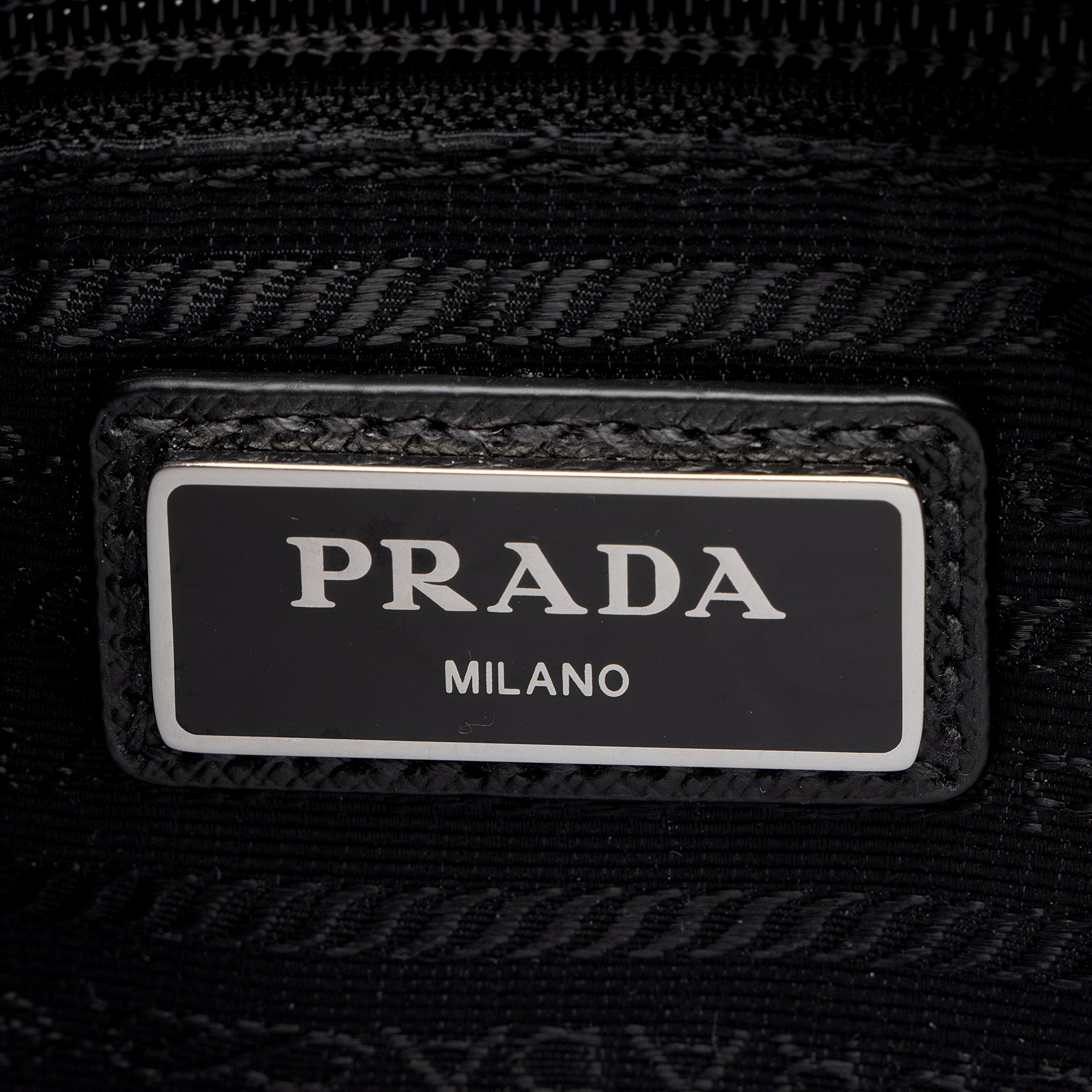 Prada Tessuto Saffiano Flat Messenger