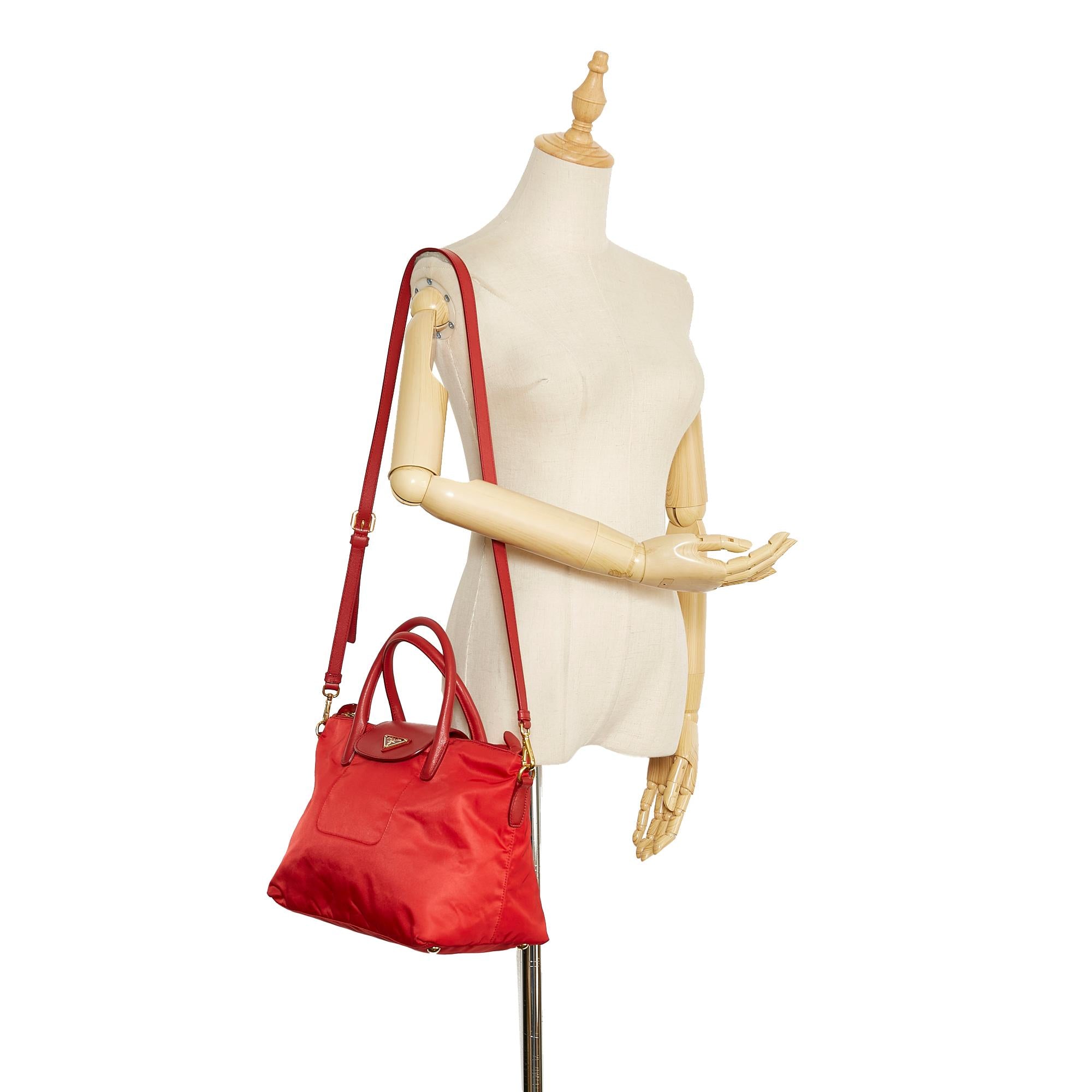 Prada Tessuto Satchel (SHG-dk2k0S)