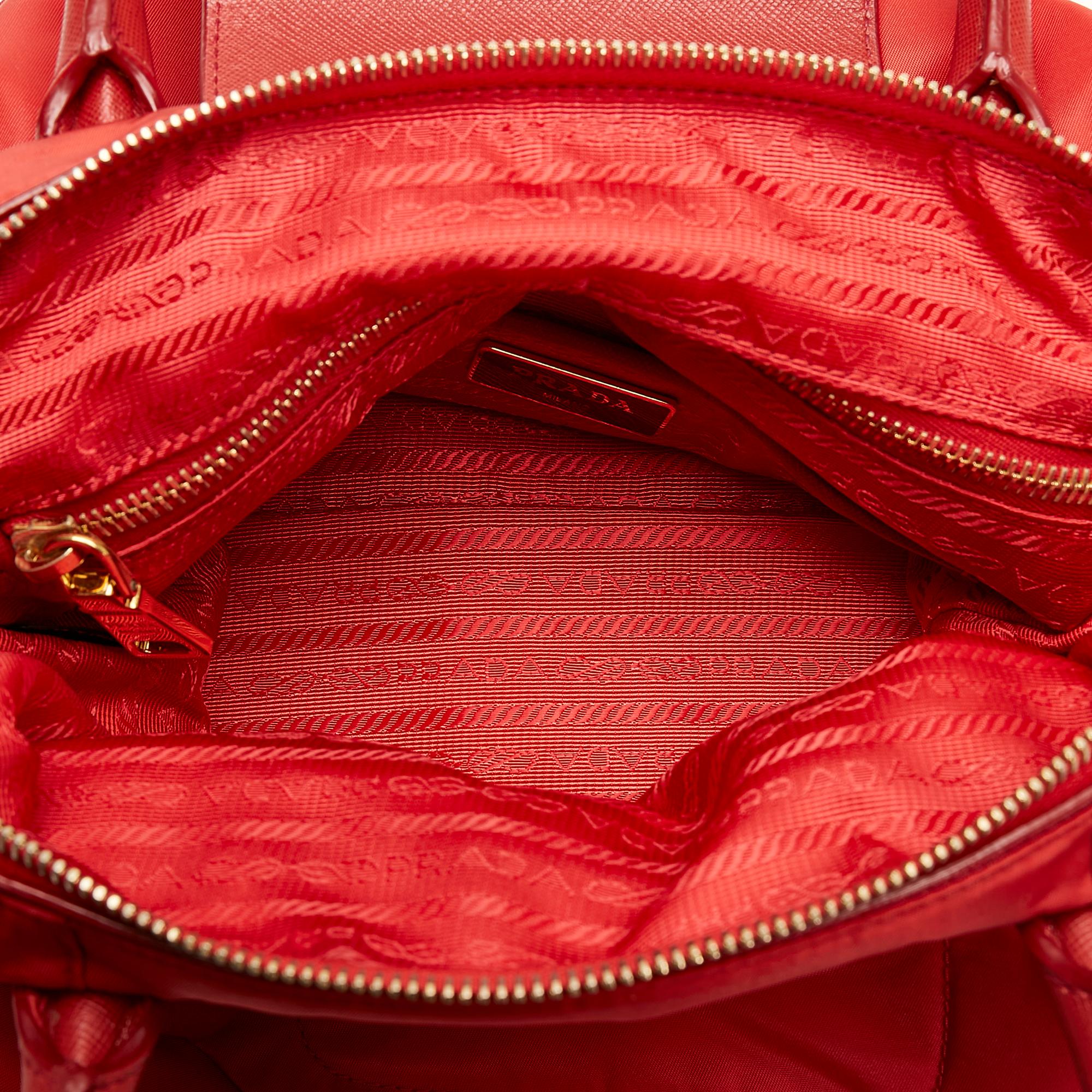 Prada Tessuto Satchel (SHG-dk2k0S)