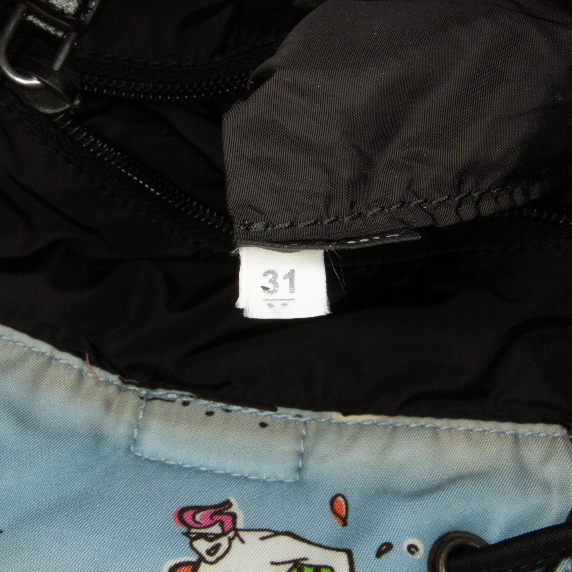 Prada Tessuto Stampato Drawstring Backpack (SHG-3TIk86)