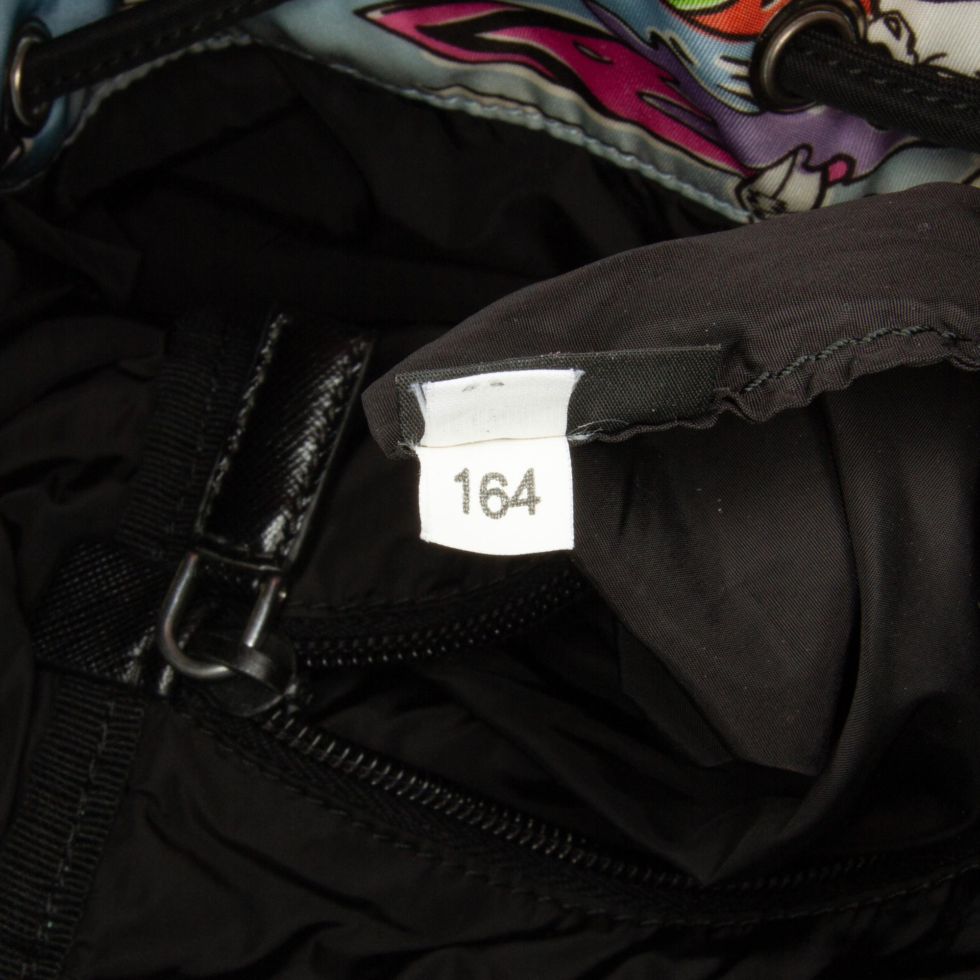 Prada Tessuto Stampato Drawstring Backpack (SHG-3TIk86)