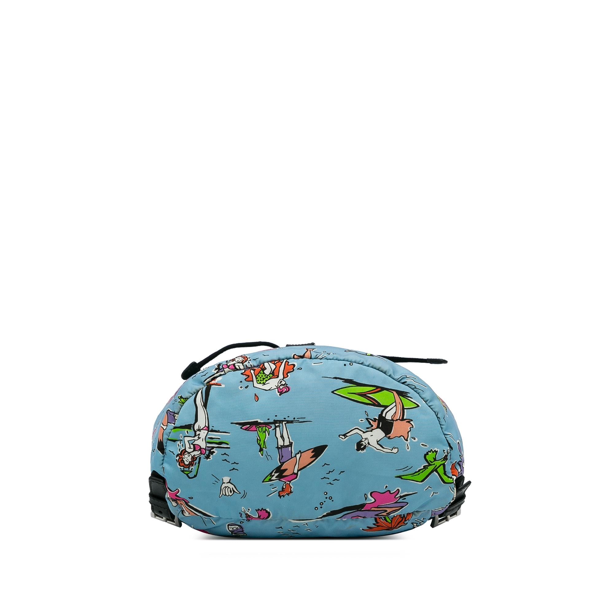 Prada Tessuto Stampato Drawstring Backpack (SHG-3TIk86)