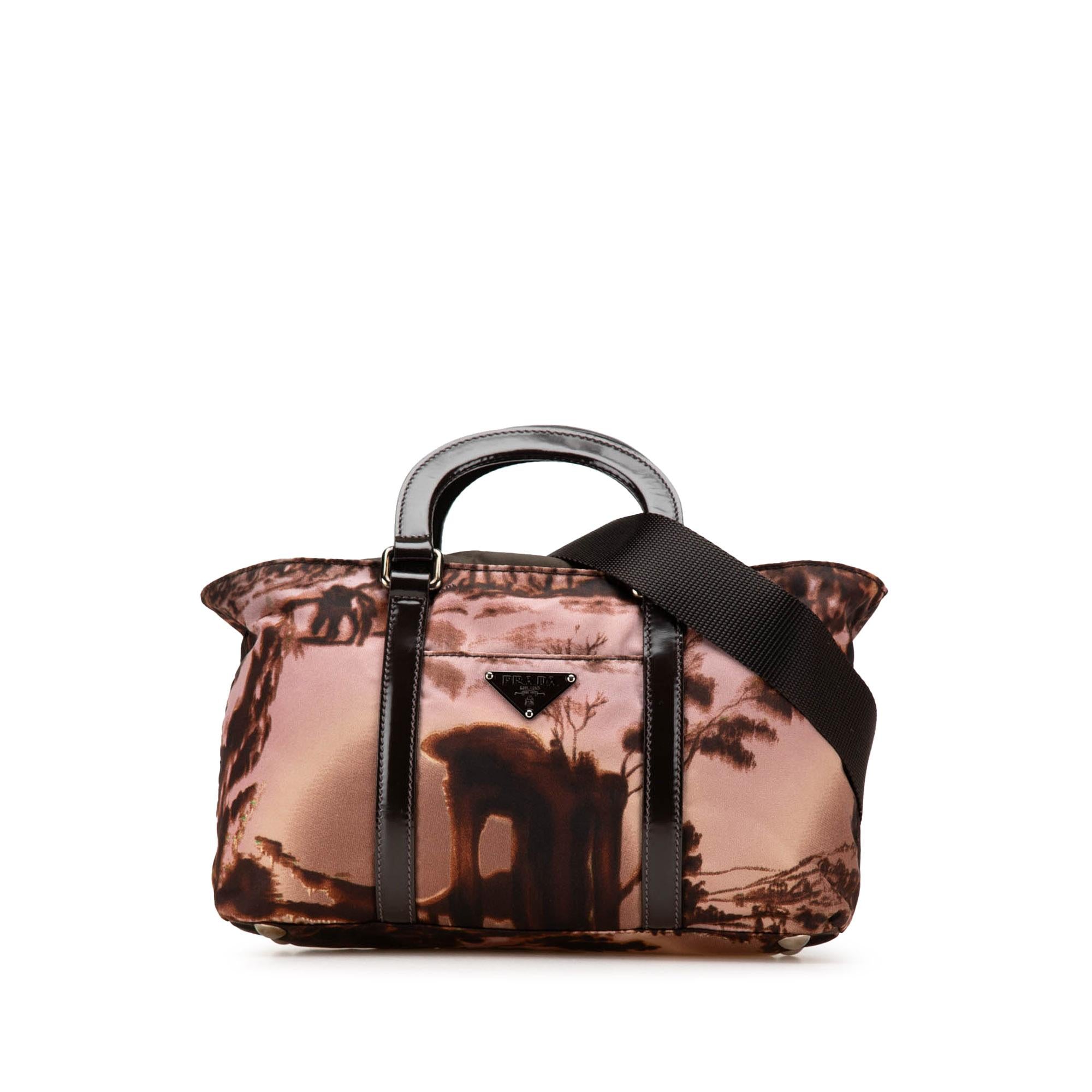 Prada Tessuto Stampato Satchel