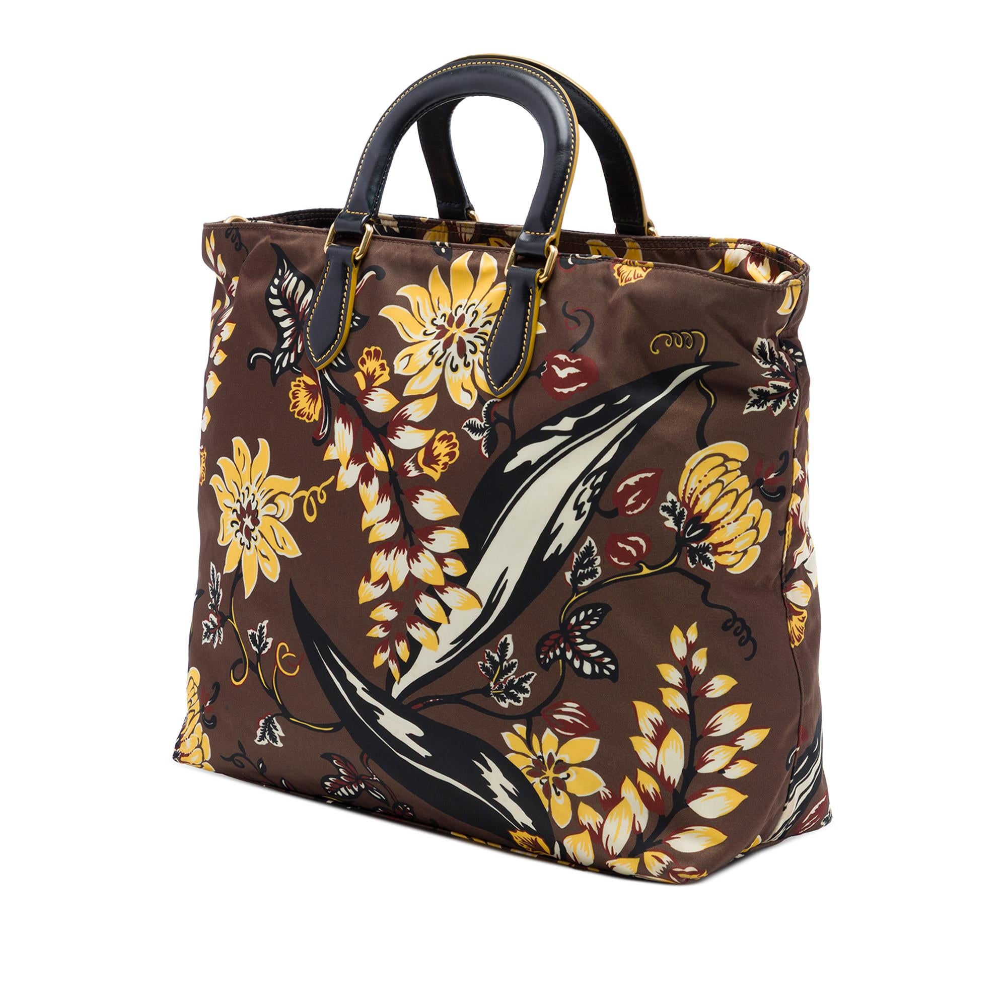 Prada Tessuto Stampato Satchel