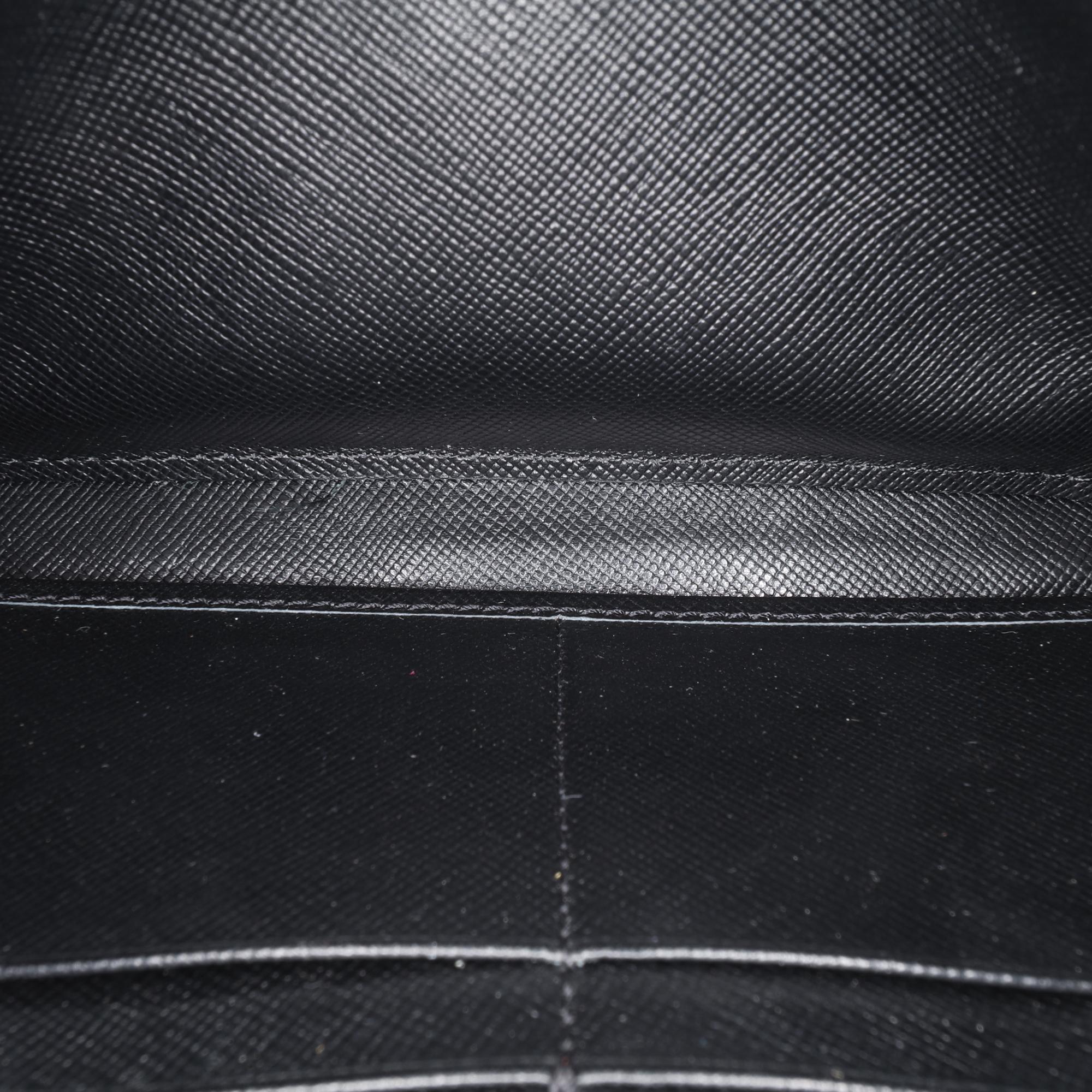 Prada Tessuto Zip Around Long Wallet