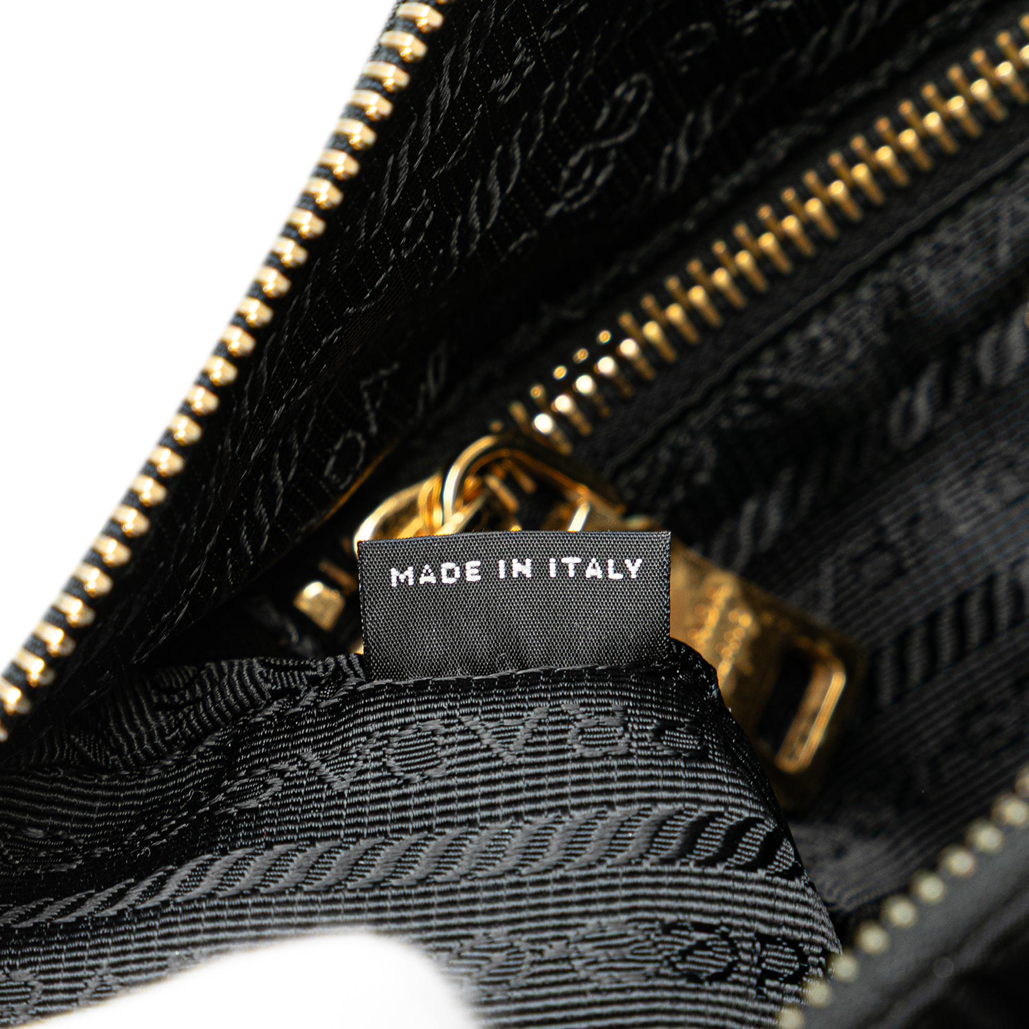 Prada Tessuto Zip Top Crossbody