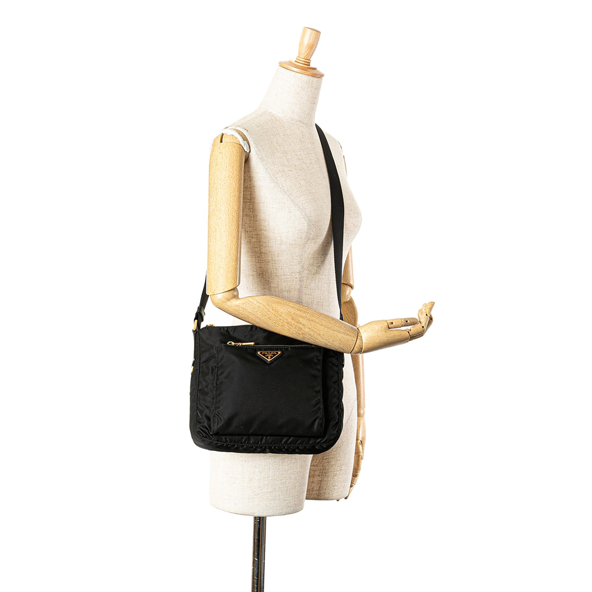 Prada Tessuto Zip Top Crossbody