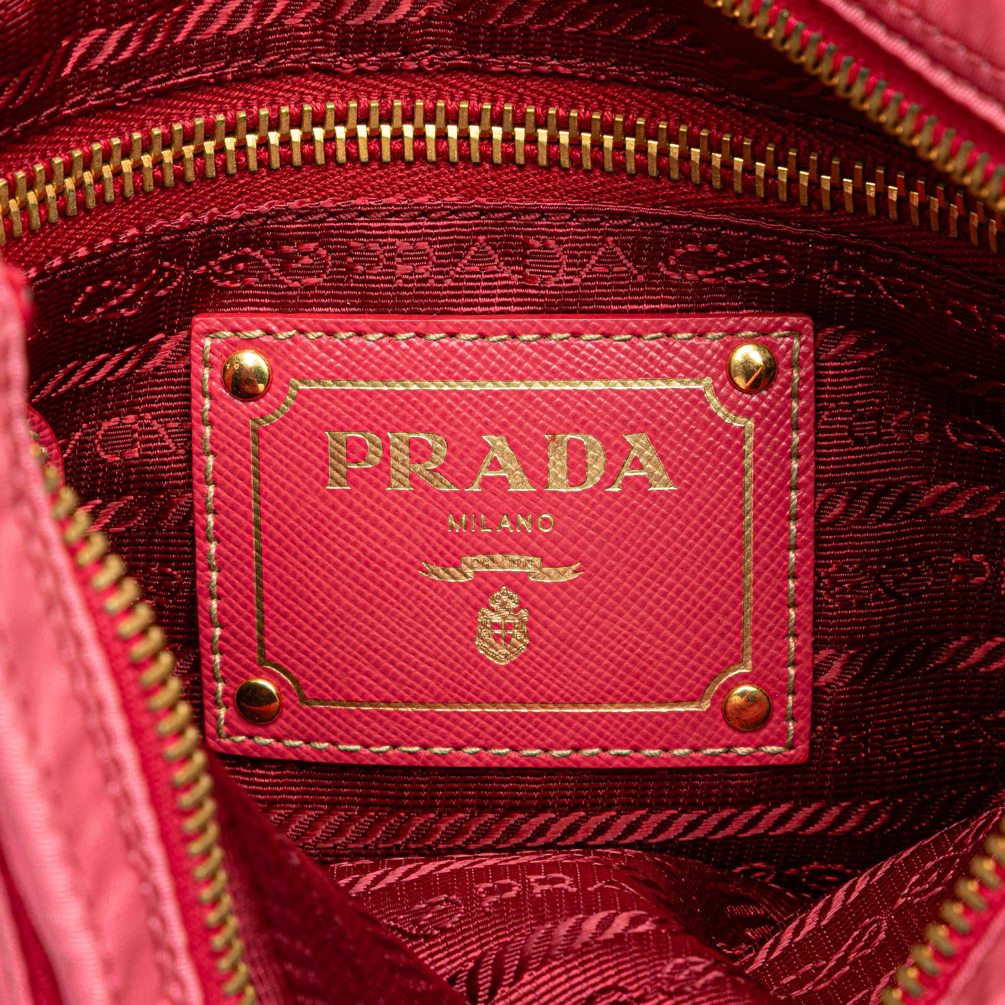 Prada Tessuto Zip Top Crossbody
