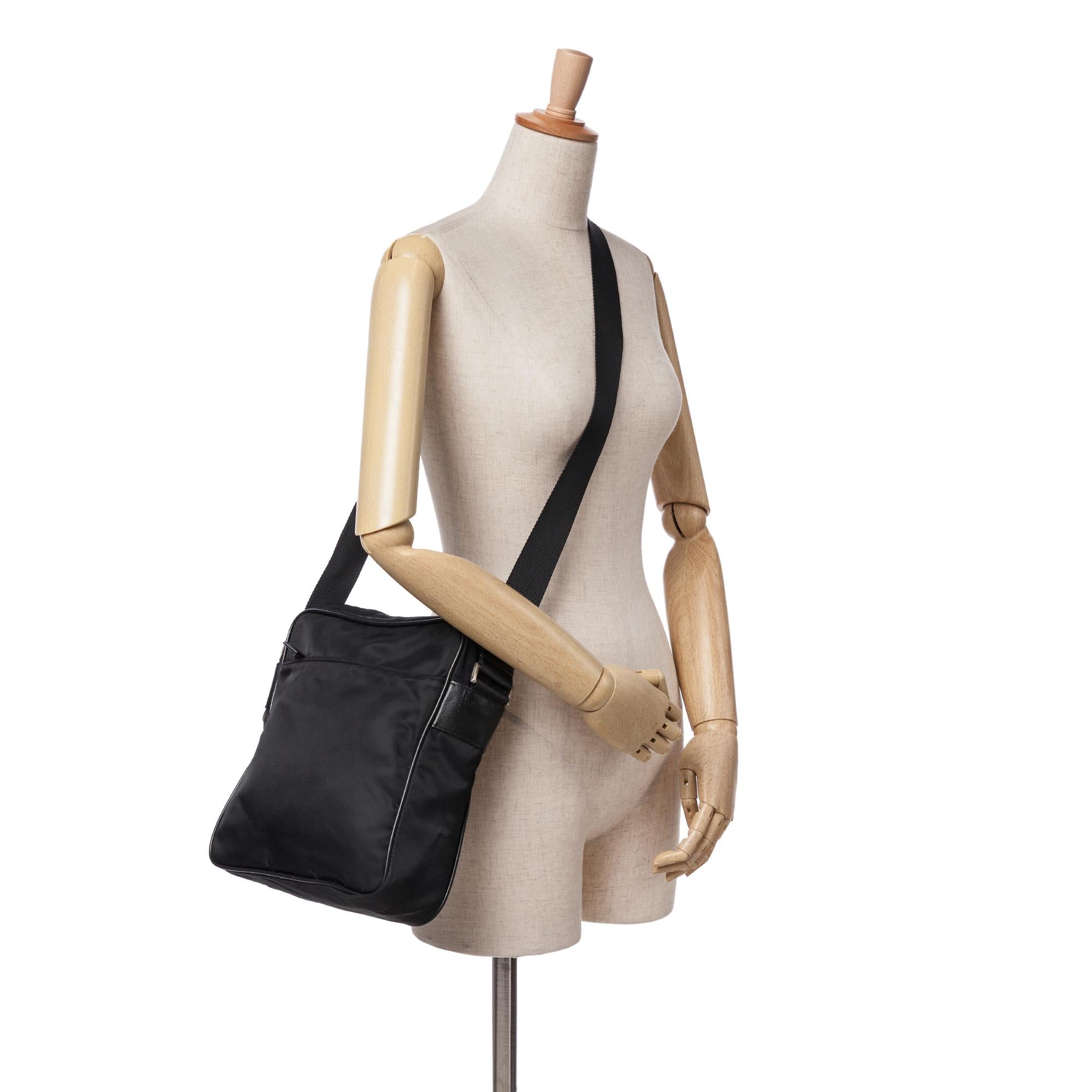 Prada Tessuto Zip Top Crossbody