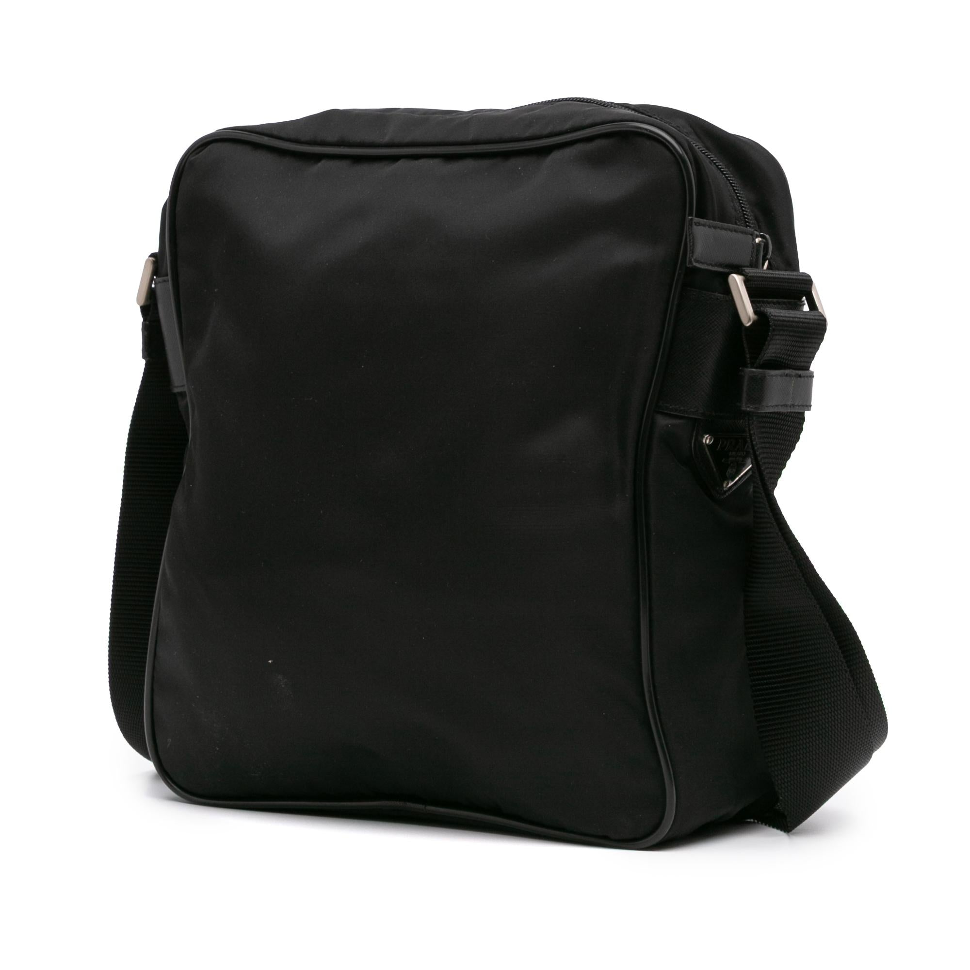 Prada Tessuto Zip Top Crossbody