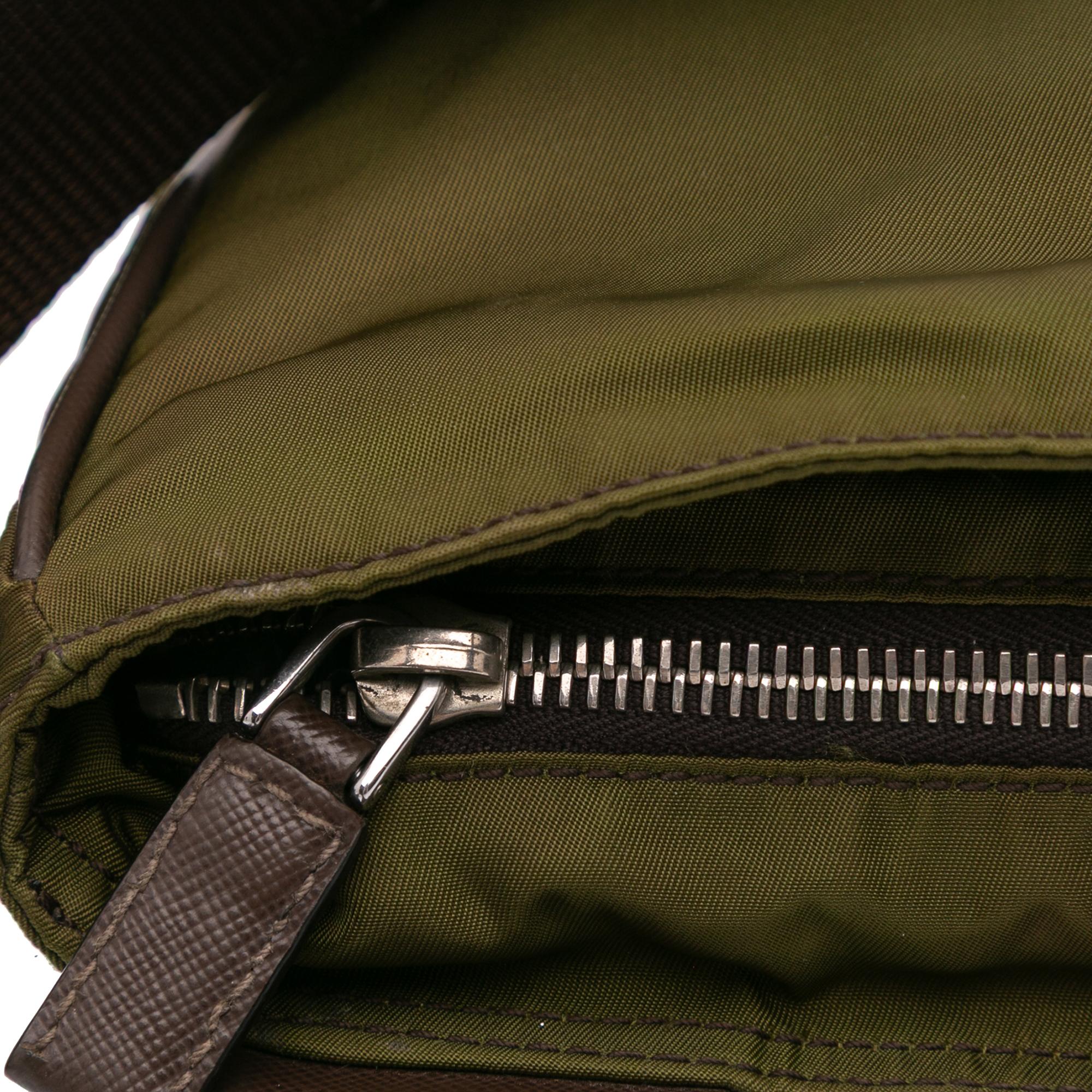 Prada Tessuto Zip Top Crossbody