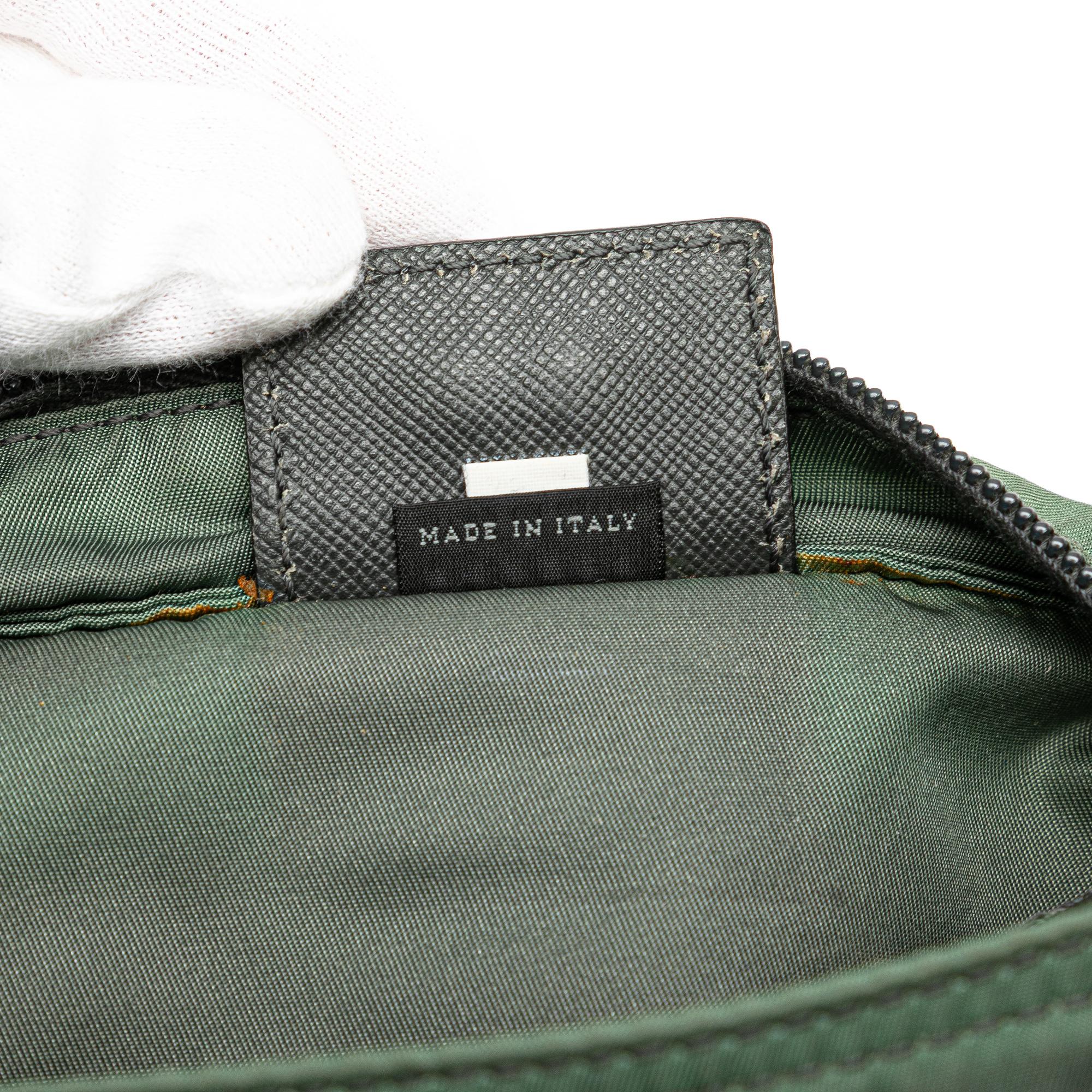 Prada Tessuto Zip Top Crossbody